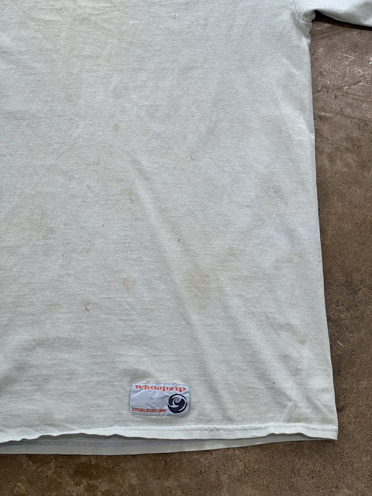Vintage Vintage Y2K 2000s Whoopzip Logo Tee XL Size US XL / EU 56 / 4 - 6 Thumbnail