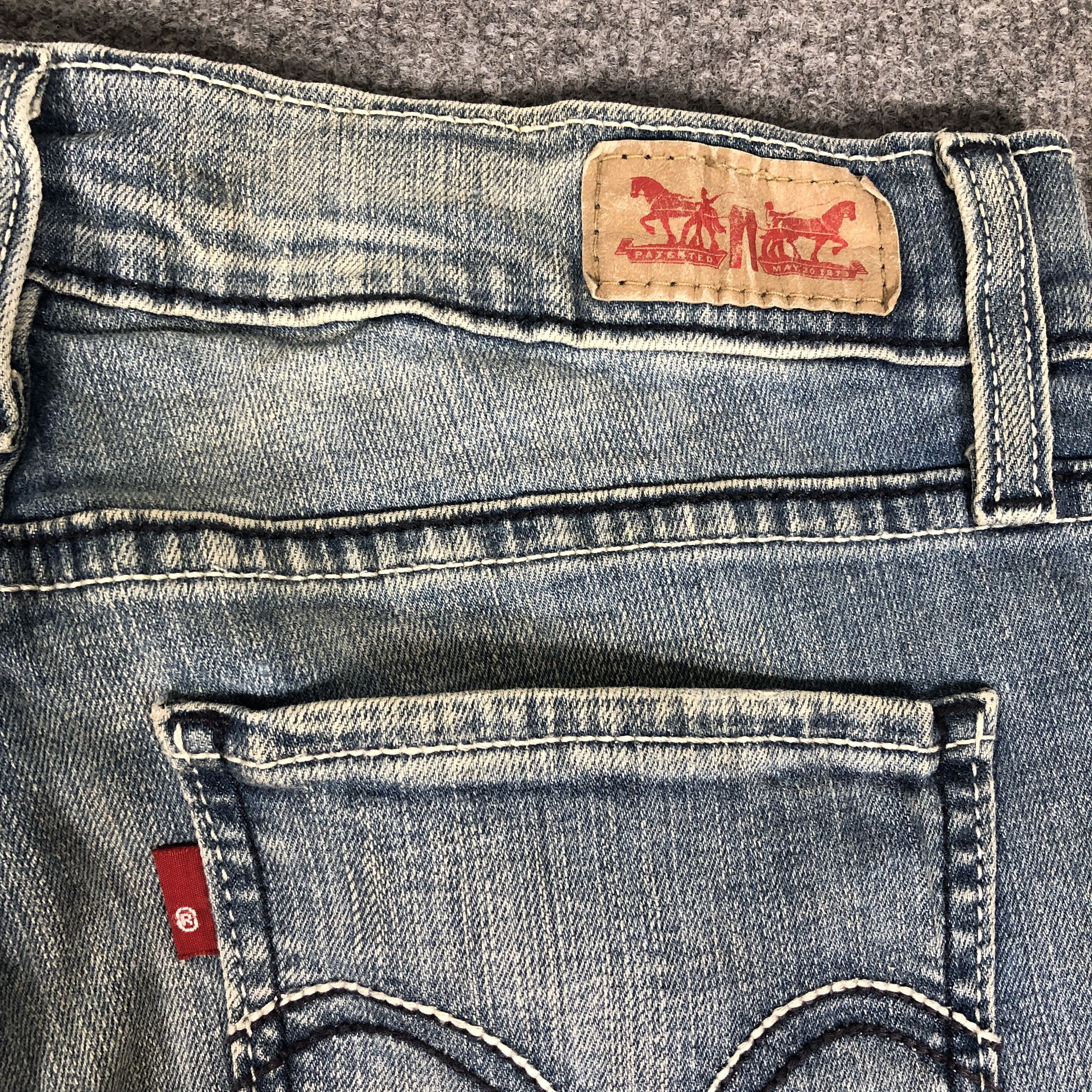 Levi's × Vintage Womens Vintage Levis 524 Jeans Flare Too Superlow L1111W Size 30" / US 8 / IT 44 - 8 Thumbnail