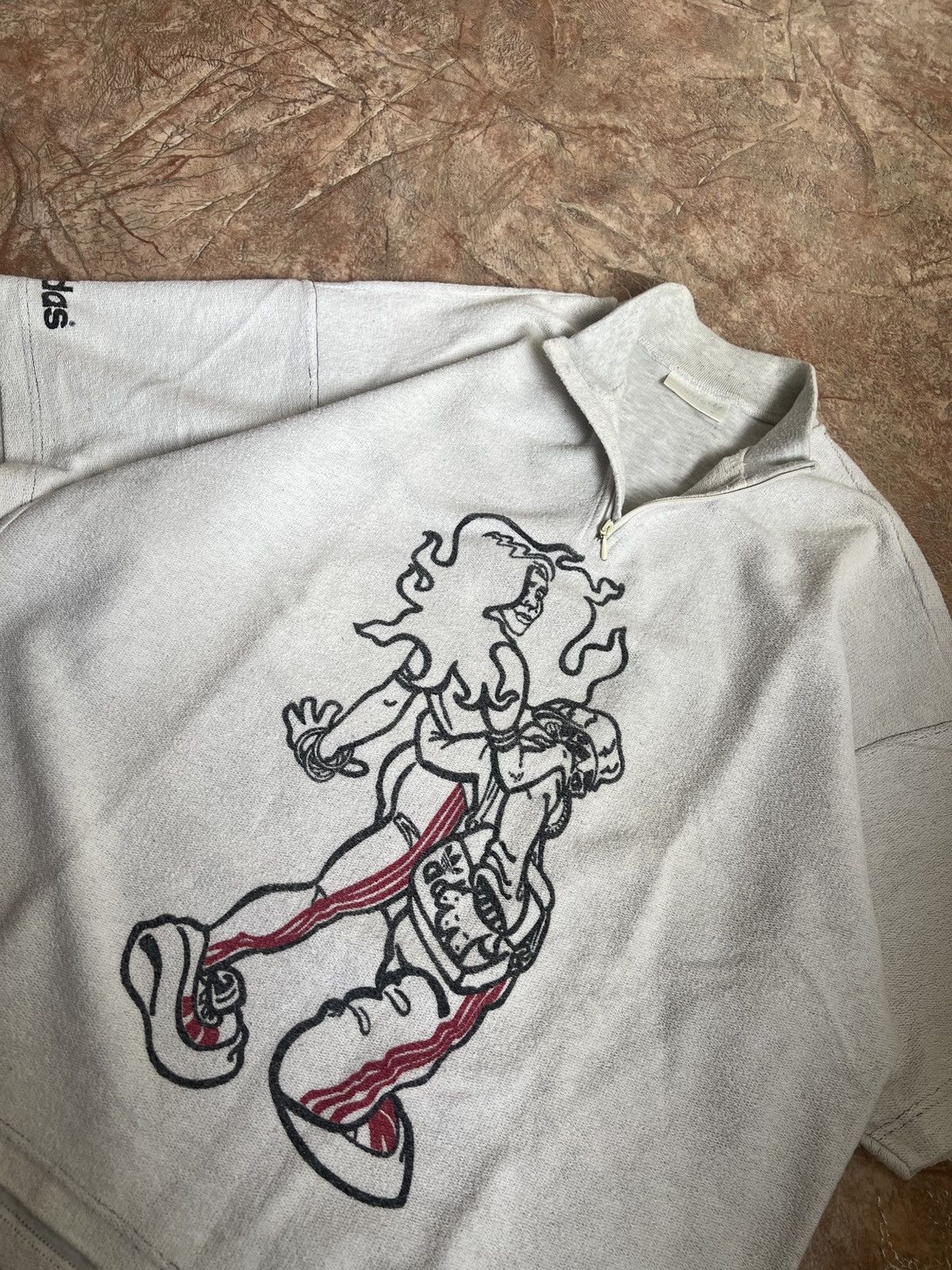 Adidas × Vintage Vintage Adidas Off Beat Rap T-Shirt Y2K Size US M / EU 48-50 / 2 - 13 Thumbnail