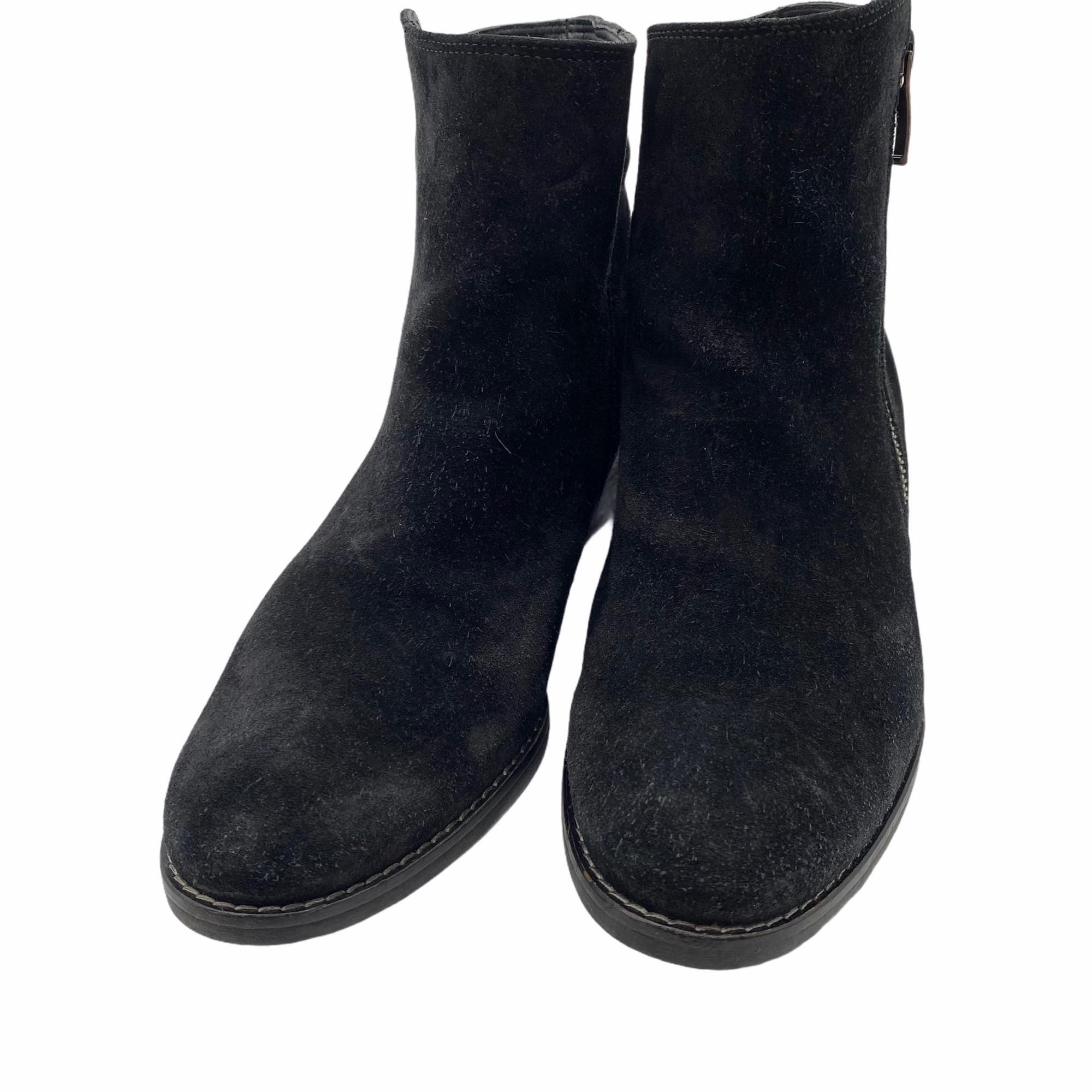 Other Paul Green Allison Black suede Leather Asymmetrical zip ankl Size US 7 / IT 37 - 4 Thumbnail