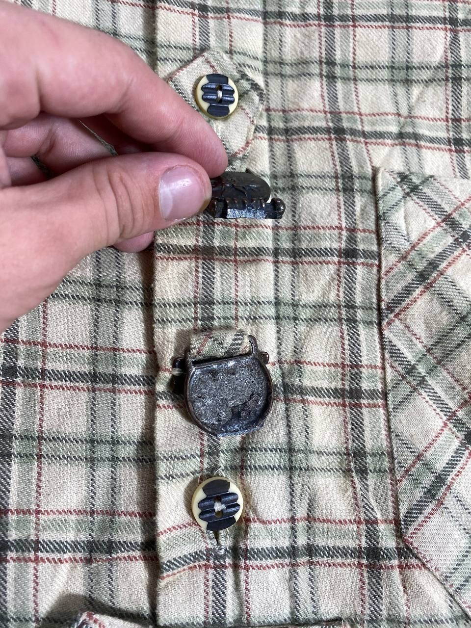 Vintage Vintage Men’s Button Up Shirt Flannel Size US L / EU 52-54 / 3 - 9 Thumbnail