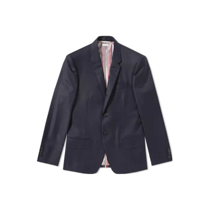 Thom Browne Thom Browne Simple Solid Color Suit Jacket Size US S / EU 44-46 / 1 - 1 Thumbnail