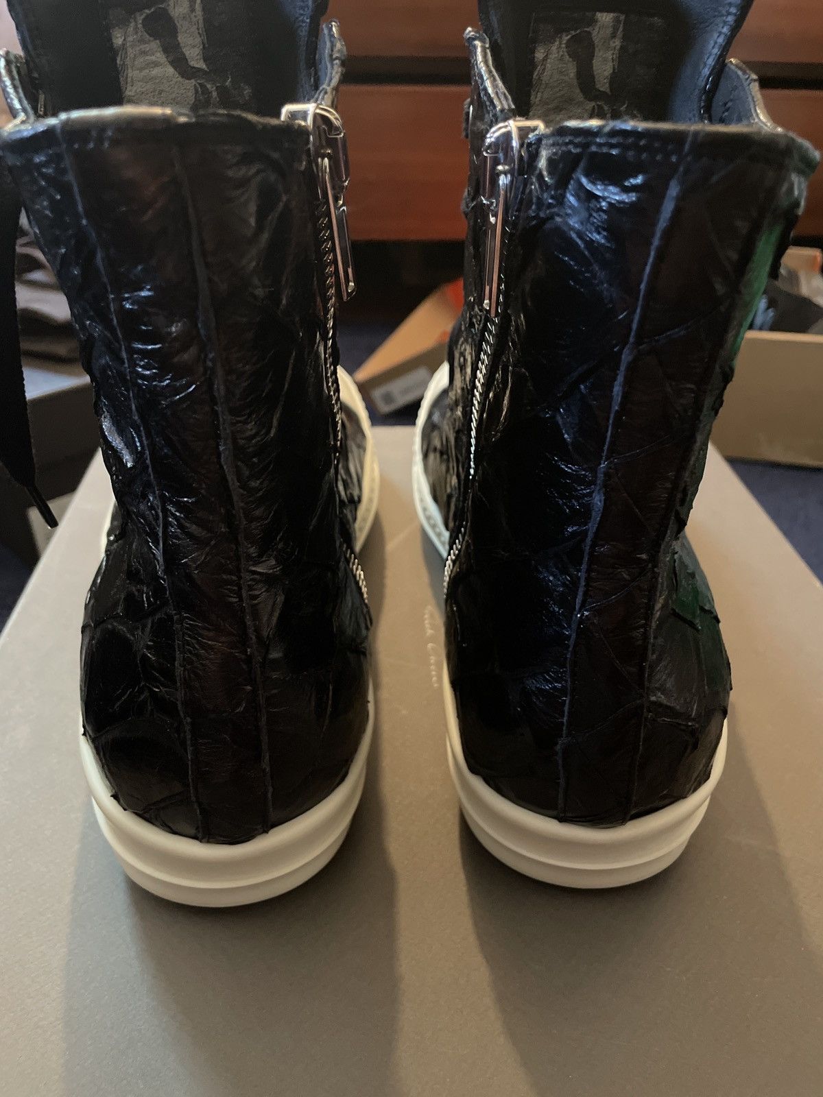 Rick Owens Rick Owens Fish skin Ramones Size US 10.5 / EU 43-44 - 4 Thumbnail