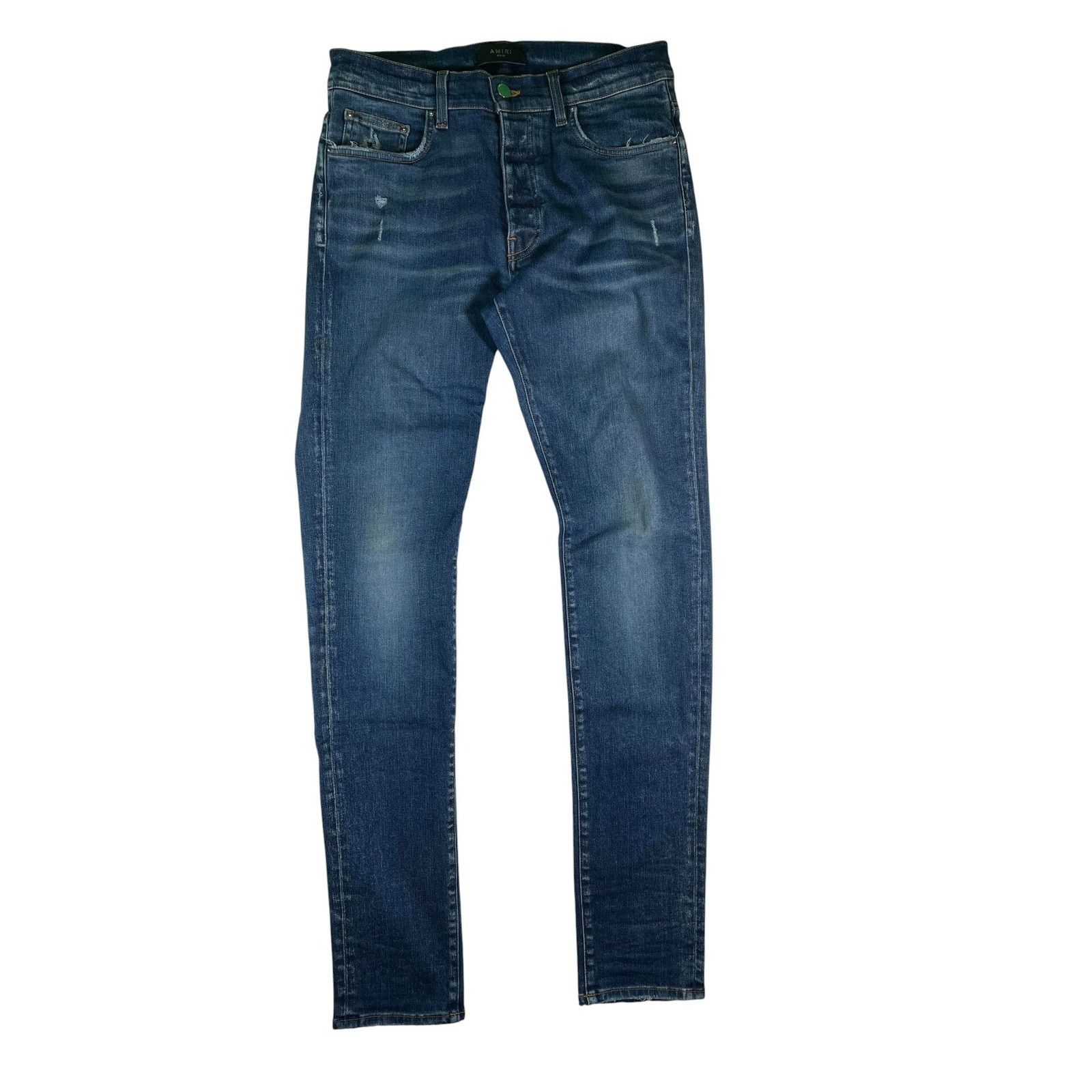 Amiri Amiri Thrasher Navy Wash Jeans Size US 32 / EU 48 - 1 Thumbnail