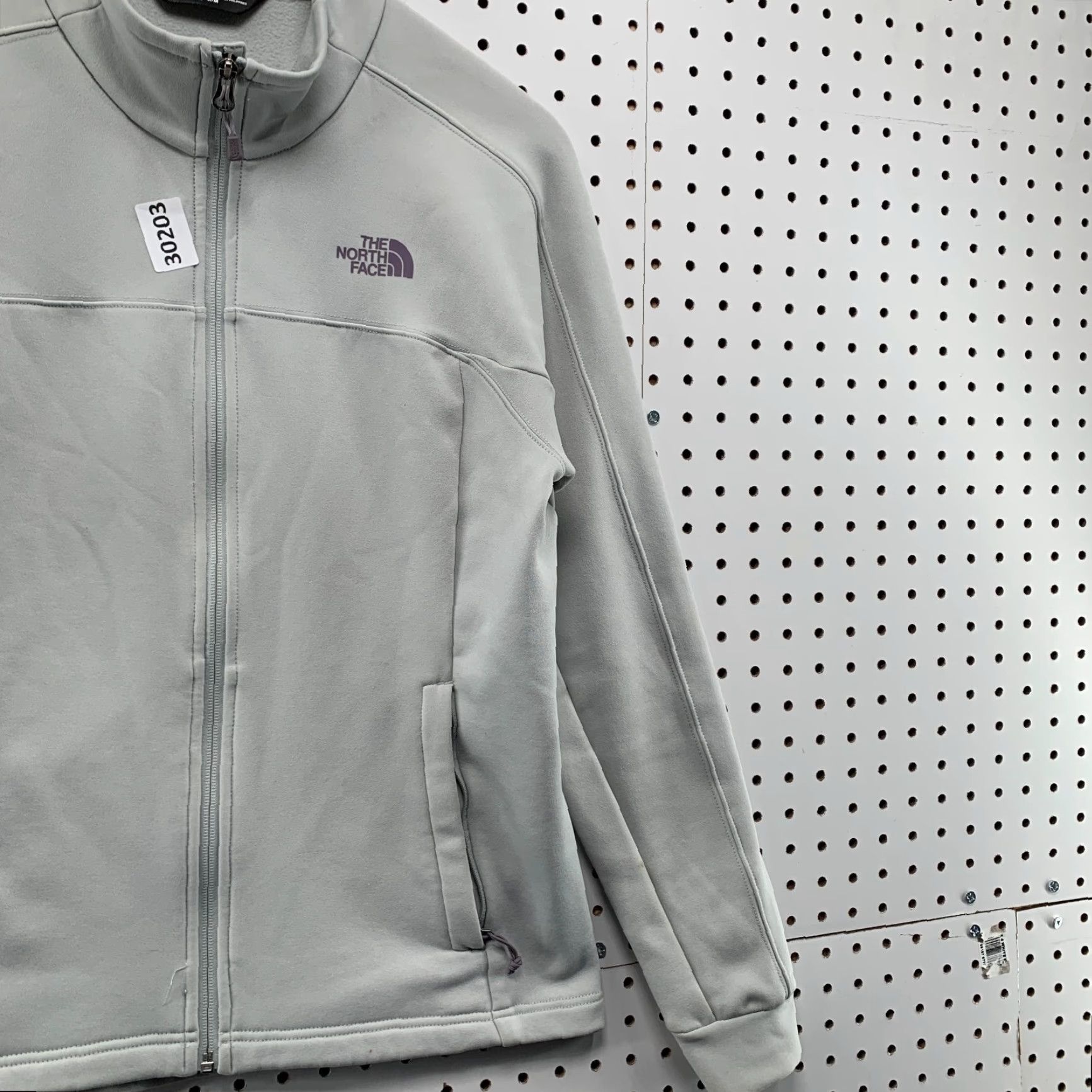 The North Face VINTAGE The North Face Active Jacket Gray Womens Medium Full Zip Outdoor Casual Size M / US 6-8 / IT 42-44 - 4 Thumbnail
