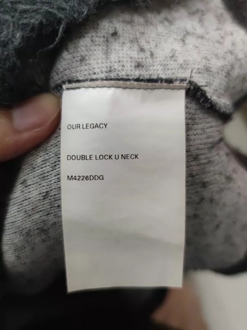 Our Legacy our legacy Black and gray horse sea wool knitted sweater ca Size US M / EU 48-50 / 2 - 4 Thumbnail