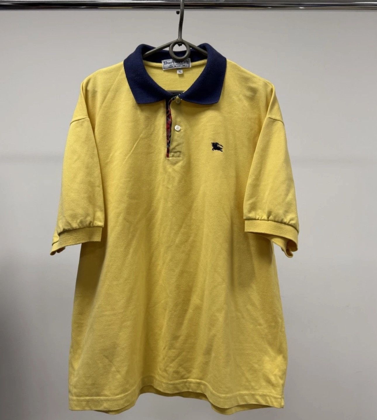 Burberry × Vintage Vintage Burberrys Polo Shirt Made in England Mens Xl Size Size US XL / EU 56 / 4 - 1 Thumbnail