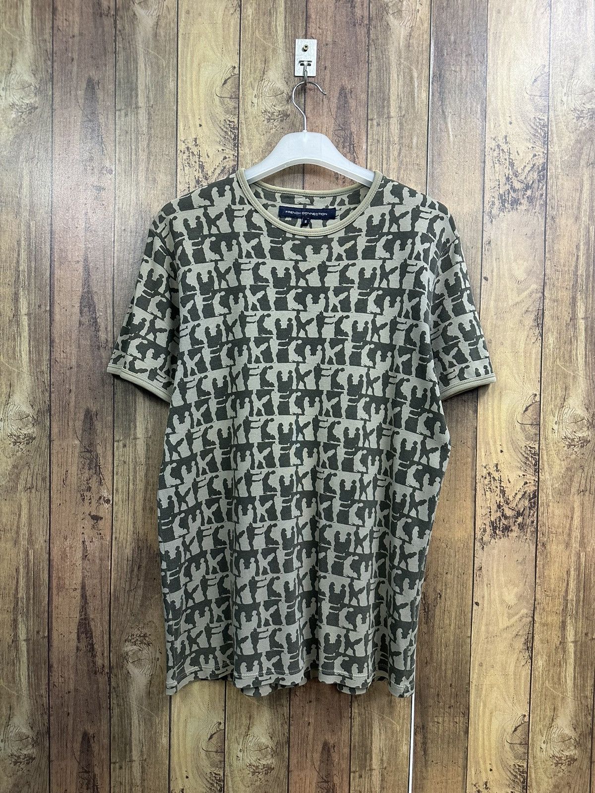 French Connection FCUK Humor Sex Position Tshirt A472 Size US S / EU 44-46 / 1 - 1 Thumbnail