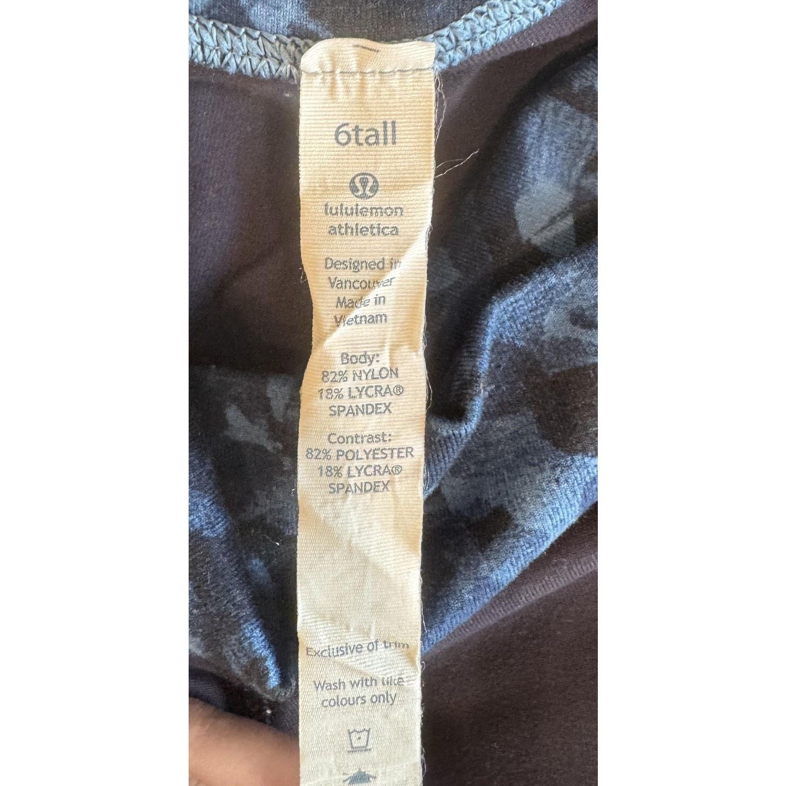 Lululemon Lululemon Womens 6 Tall Blue Groove Flare Yoga Pants Size 27" / US 4 / IT 40 - 3 Thumbnail