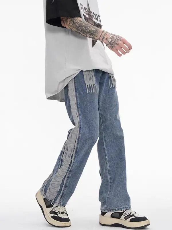 Japanese Brand Mikami x Kubo Vintage Street Hip Hop Straight Fit Jeans Size US 32 / EU 48 - 5 Thumbnail