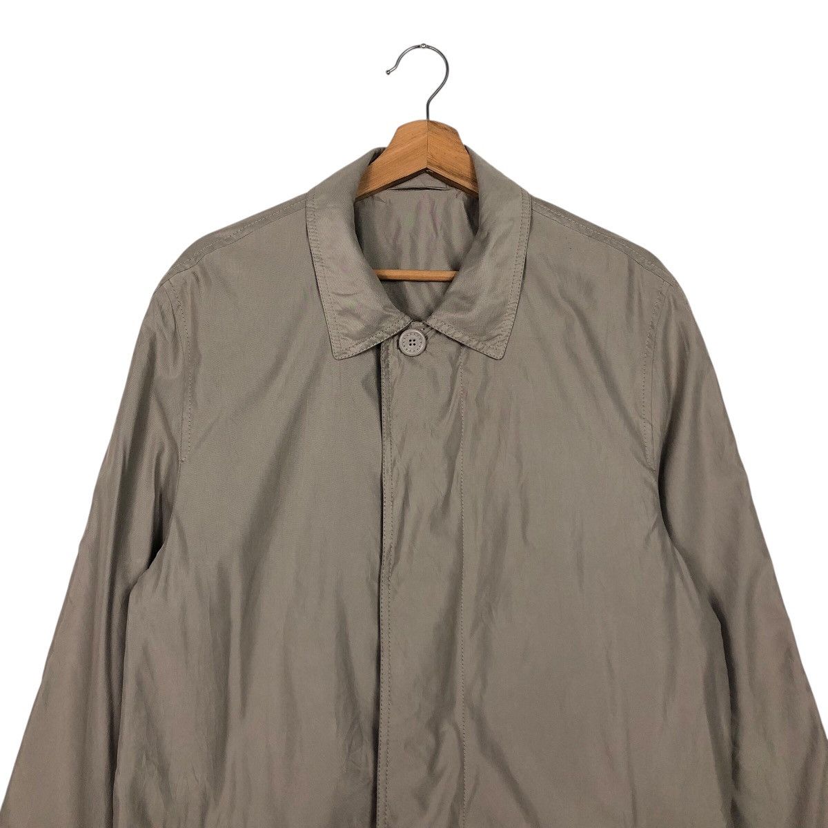📌Vintage Long Jacket Genuine Pelle Leather Ermenegildo Zegna