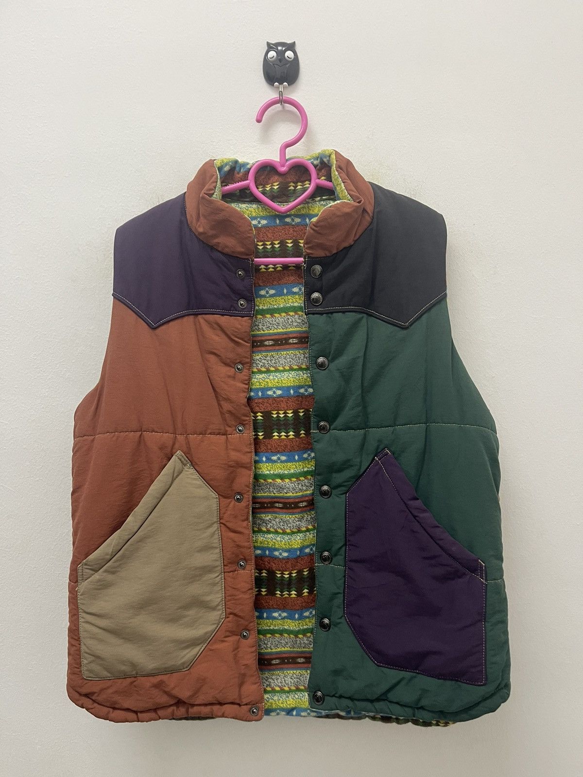 GRN Rare Vintage GRN Union Made Reversible Vest Jacket Size US M / EU 48-50 / 2 - 6 Thumbnail