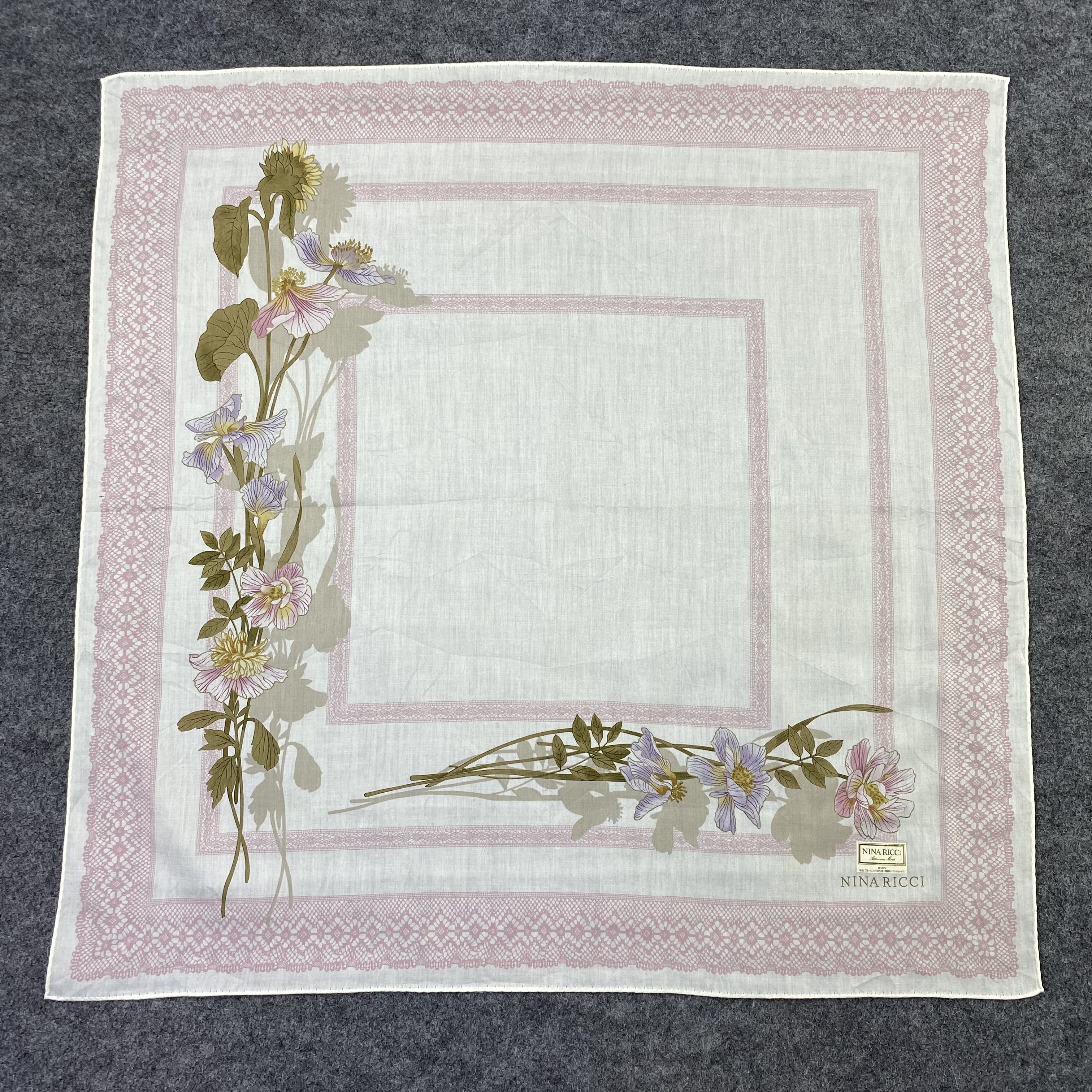 Nina Ricci Nina Ricci Handkerchief Neckerchief Bandana-B1882 Size ONE SIZE - 3 Thumbnail