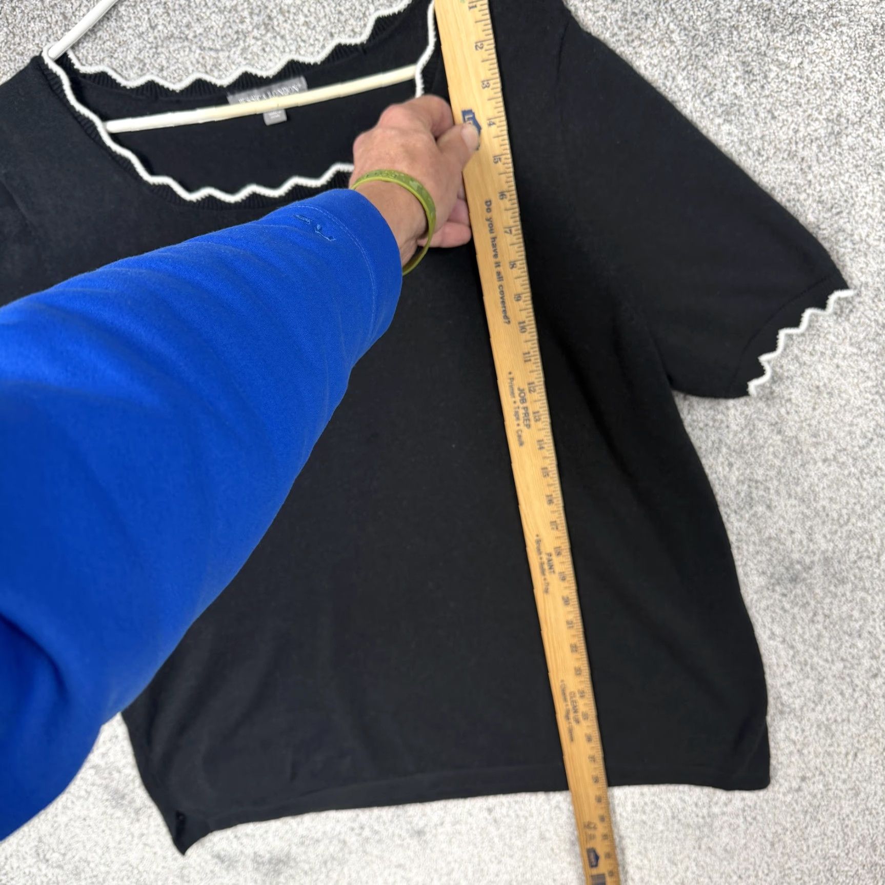 Vintage VINTAGE Jessica London Sweater 1X Retro 60s Mod Revival Dark Academia Office Parisian Size XL / US 12-14 / IT 48-50 - 2 Thumbnail