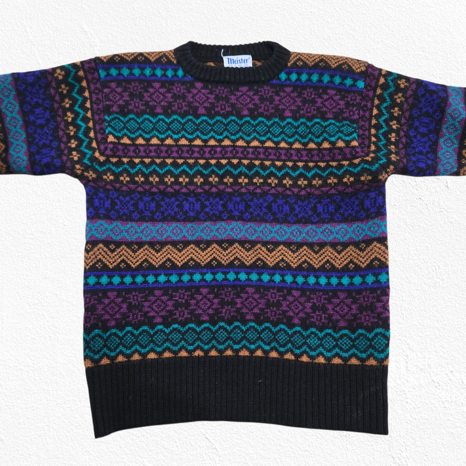 Vintage Vintage Meister Wool Knit Sweater Small Size S / US 4 / IT 40 - 8 Thumbnail