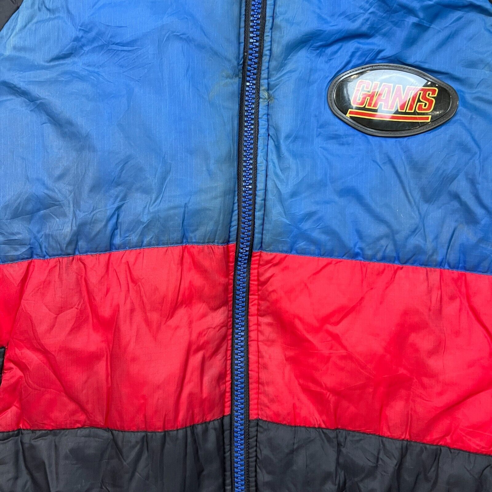 NFL × Pro Player × Vintage VTG 90s Pro Player New York Giants Jacket Large Zip NFL Coat Size US L / EU 52-54 / 3 - 5 Thumbnail