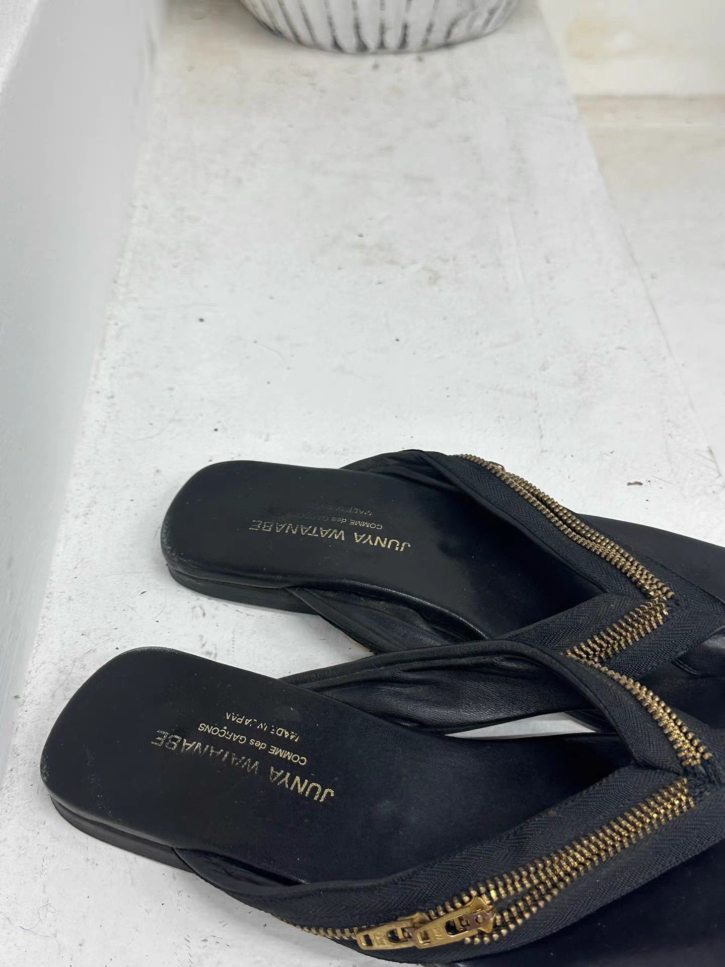 Junya Watanabe Junya watanabe Zip Detail Flip Flops K20 Size US 7 / IT 37 - 4 Thumbnail