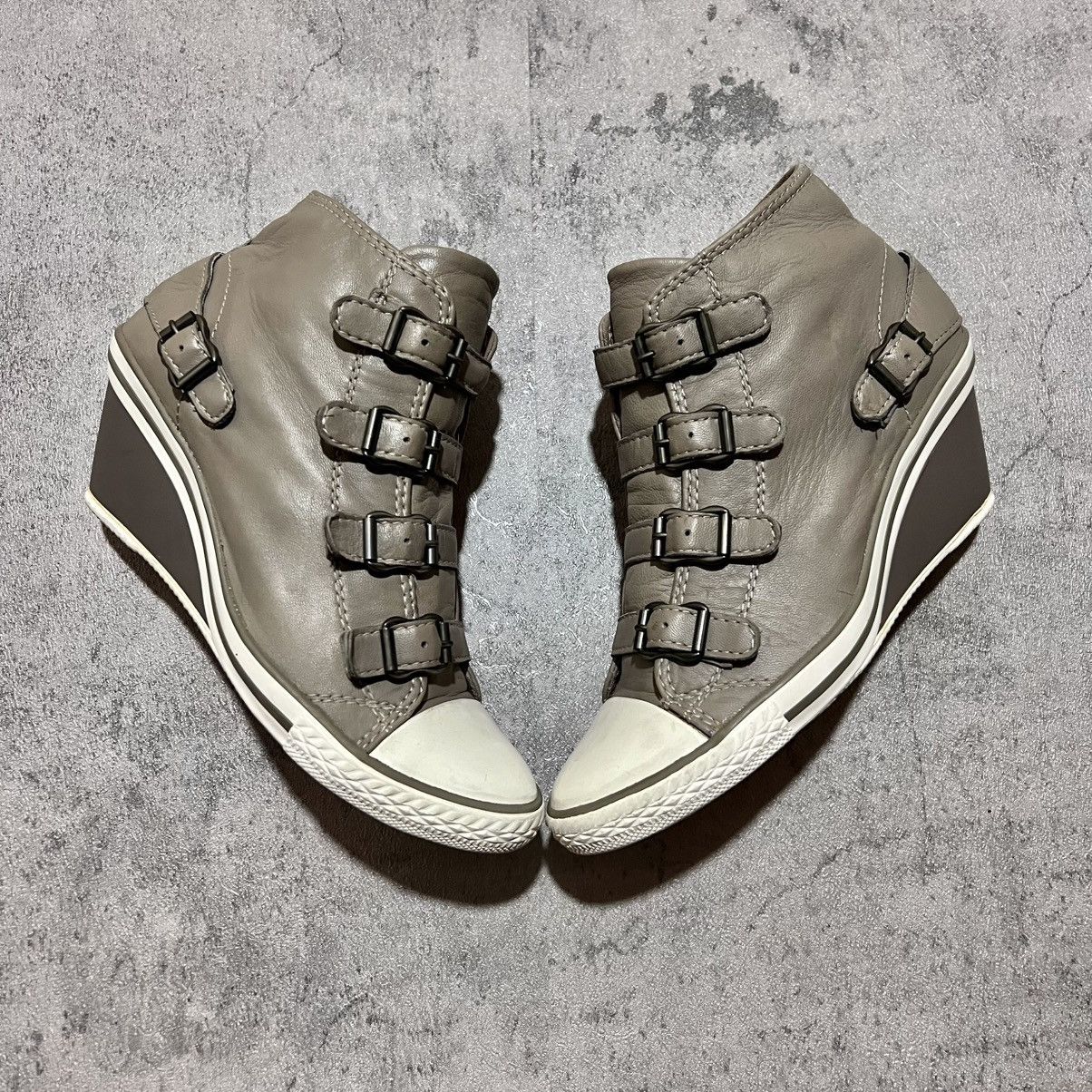 ASH Ash Genial Wedge Taupe Gray Isabel Marant Bekett Style Size US 6 / IT 36 - 2 Thumbnail