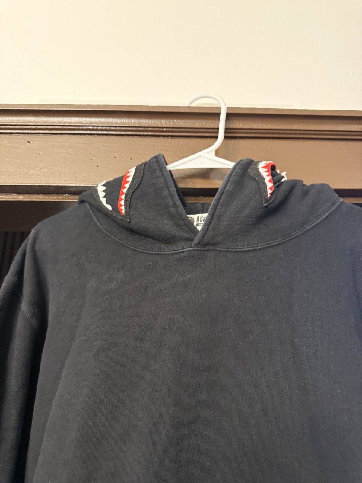 Bape Bape Shark Black Hoodie Pullover Size XL Size US XL / EU 56 / 4 - 3 Thumbnail