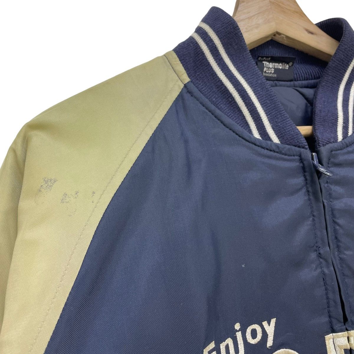 Japanese Brand 💥Vintage Bomber Raglan Georgia Embroidery Jacket Size US M / EU 48-50 / 2 - 8 Thumbnail