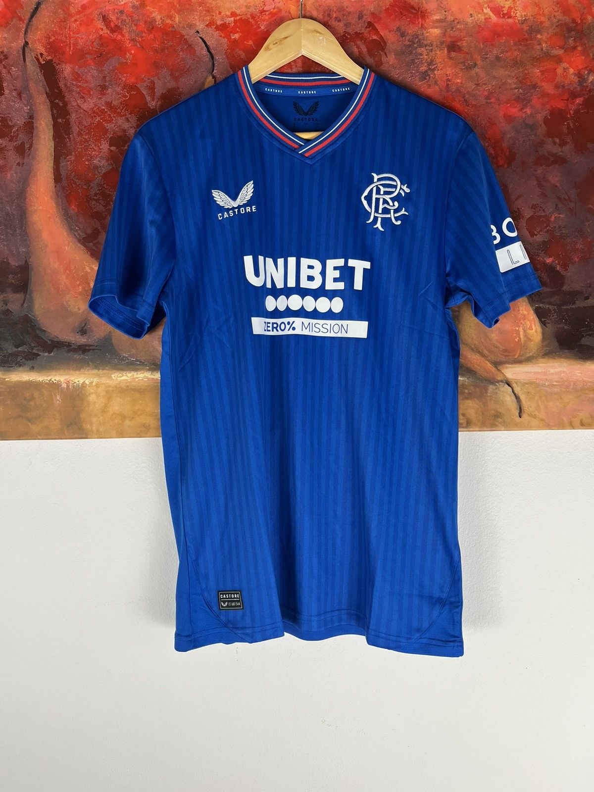 Castore Castore Fc Rangers Home 2022/2023 Soccer Jersey Football Size US S / EU 44-46 / 1 - 1 Thumbnail