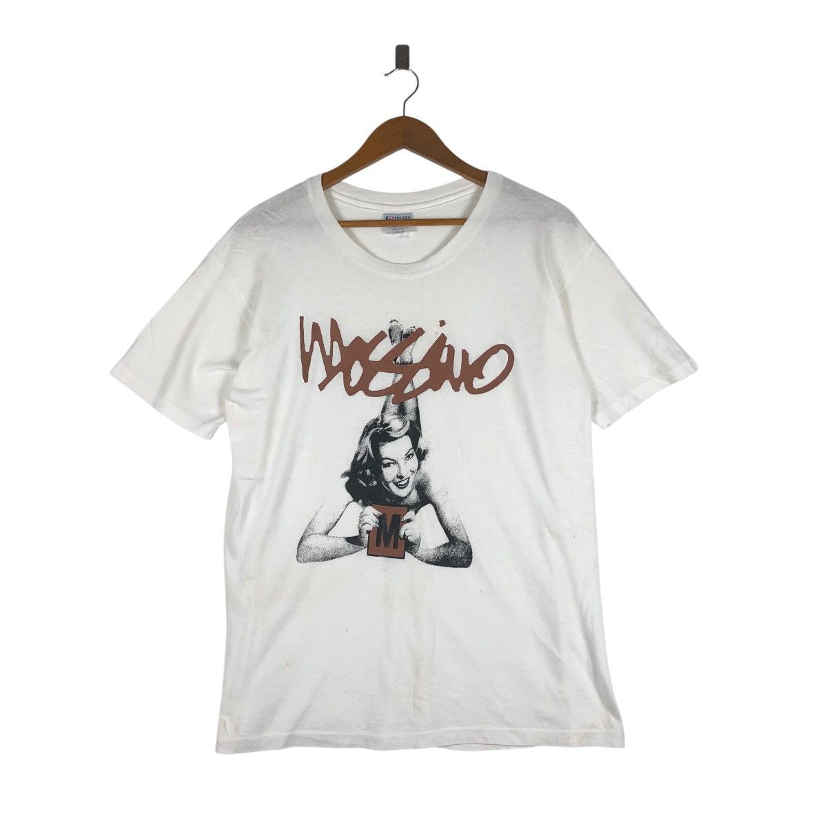 Hanes MOSSIMO x Marilyn Monroe Promo Vintage T-Shirt Size US L / EU 52-54 / 3 - 1 Thumbnail