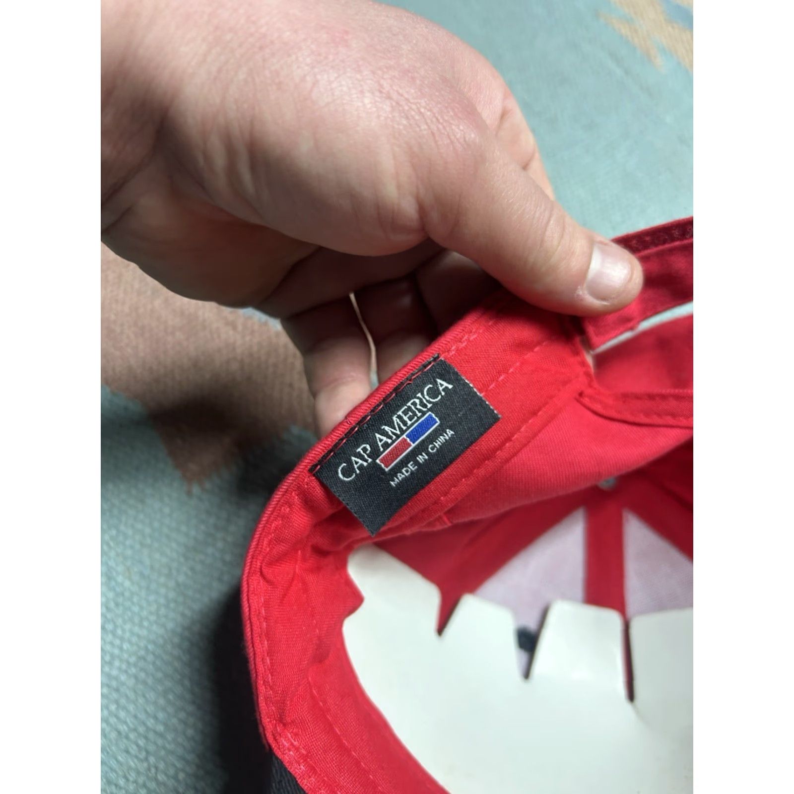 Equipment VINTAGE Case Janson Equipment strapback hat red NOS cap Men Adjustable Strapback Hat Size ONE SIZE - 7 Thumbnail