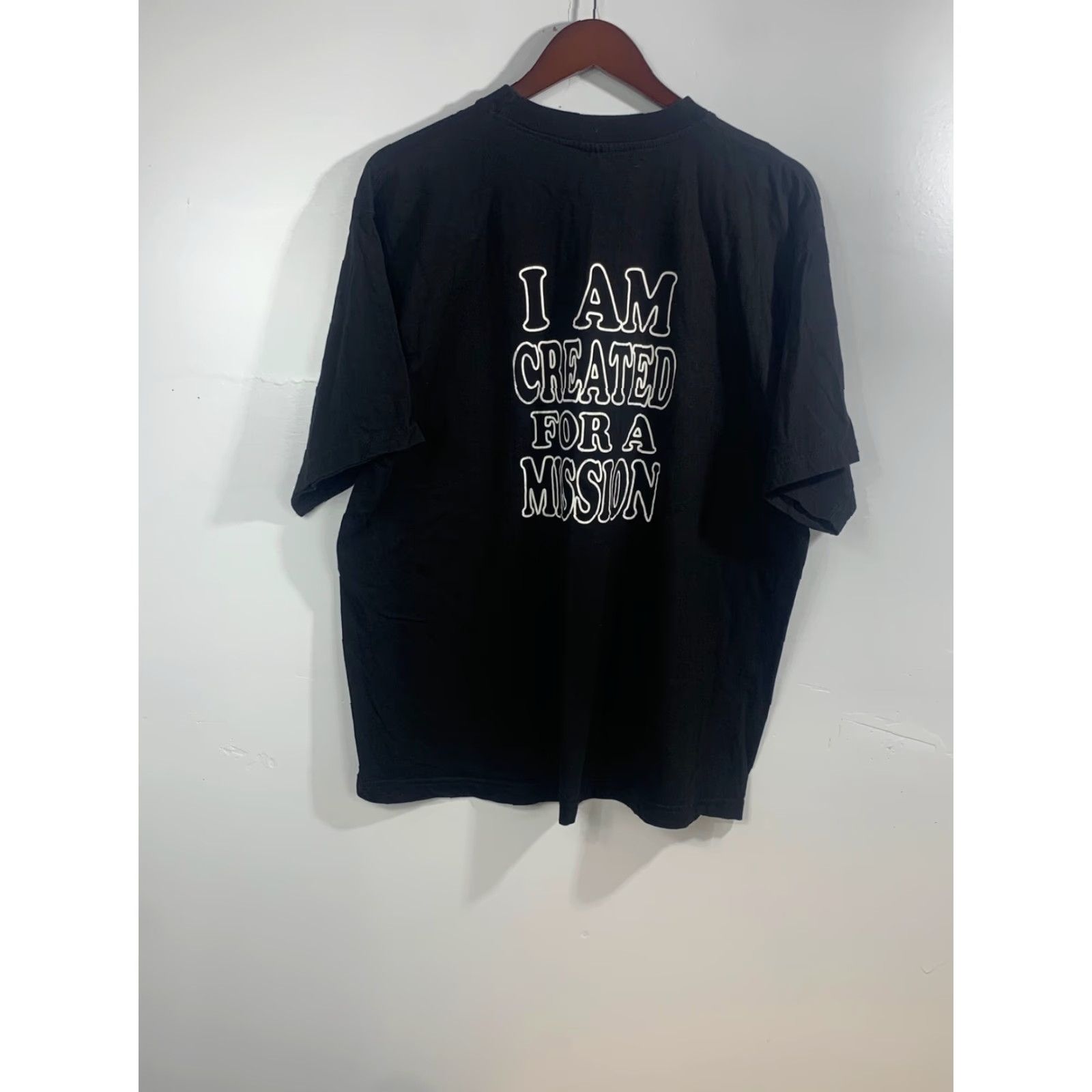 Vintage VINTAGE Be the Light of the World T Shirt Black XXL Unbranded Short Sleeve Graphic Tee 1990s Cotton Unisex Mens Womens Size US XXL / EU 58 / 5 - 4 Thumbnail