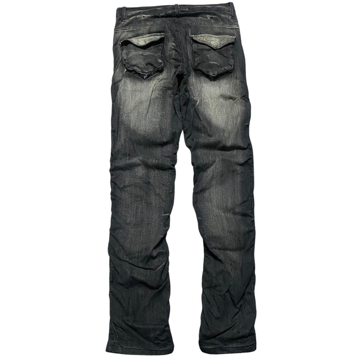 Japanese Brand Clone Devgu Denim Stacked Tactical Cargo Jeans Size US 32 / EU 48 - 2 Thumbnail