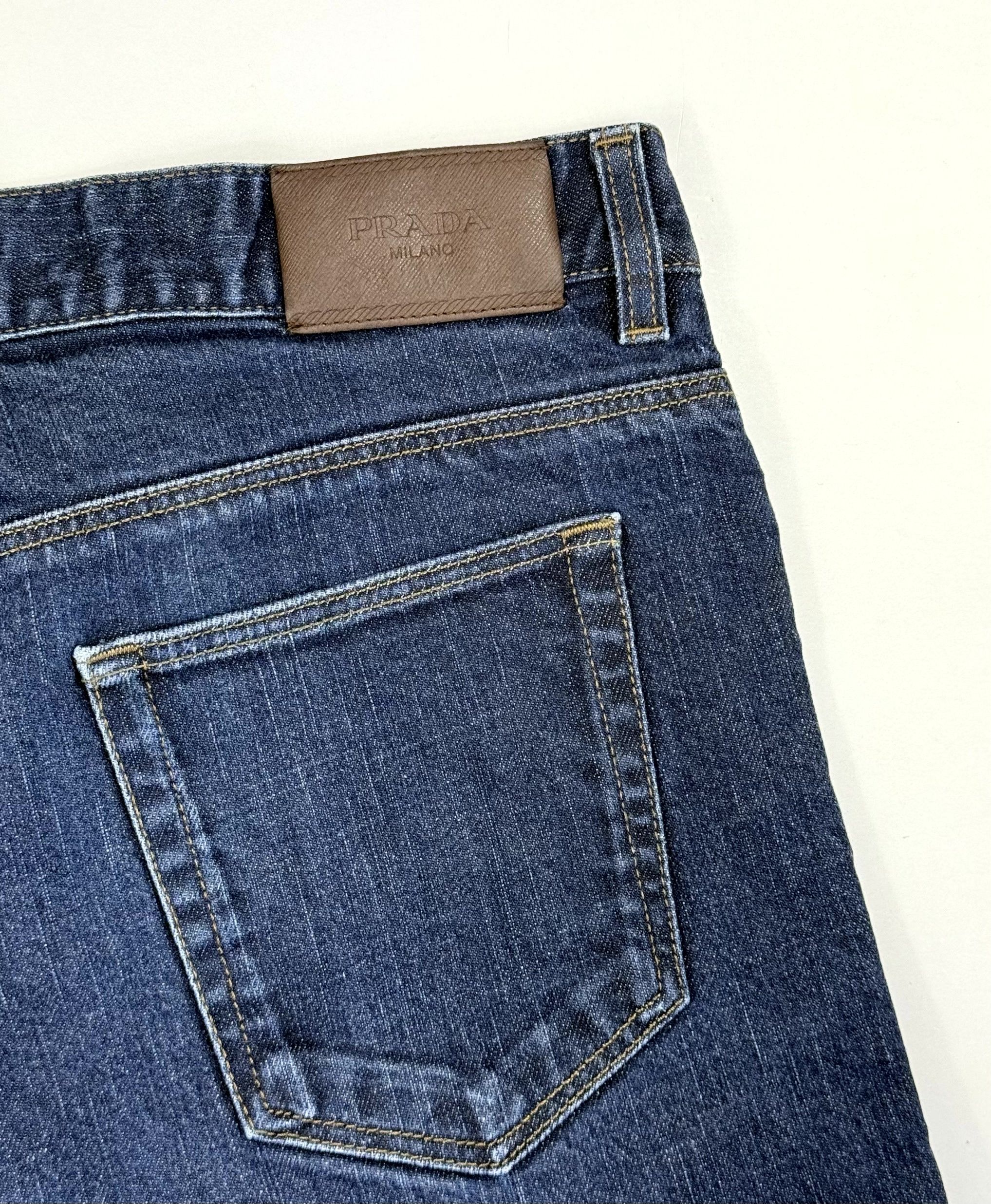 Prada Prada Tapered Fit Indigo Blue Jeans Size 32 Size US 32 / EU 48 - 4 Thumbnail