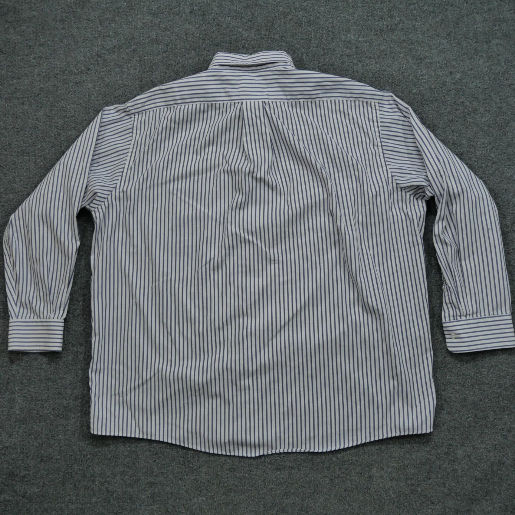 Arrow VINTAGE Arrow Shirt Mens 34 Blue White Striped Button Down Oxford Shirt Mens 34 Blue White Striped Button-Down Arrow Size US S / EU 44-46 / 1 - 6 Thumbnail
