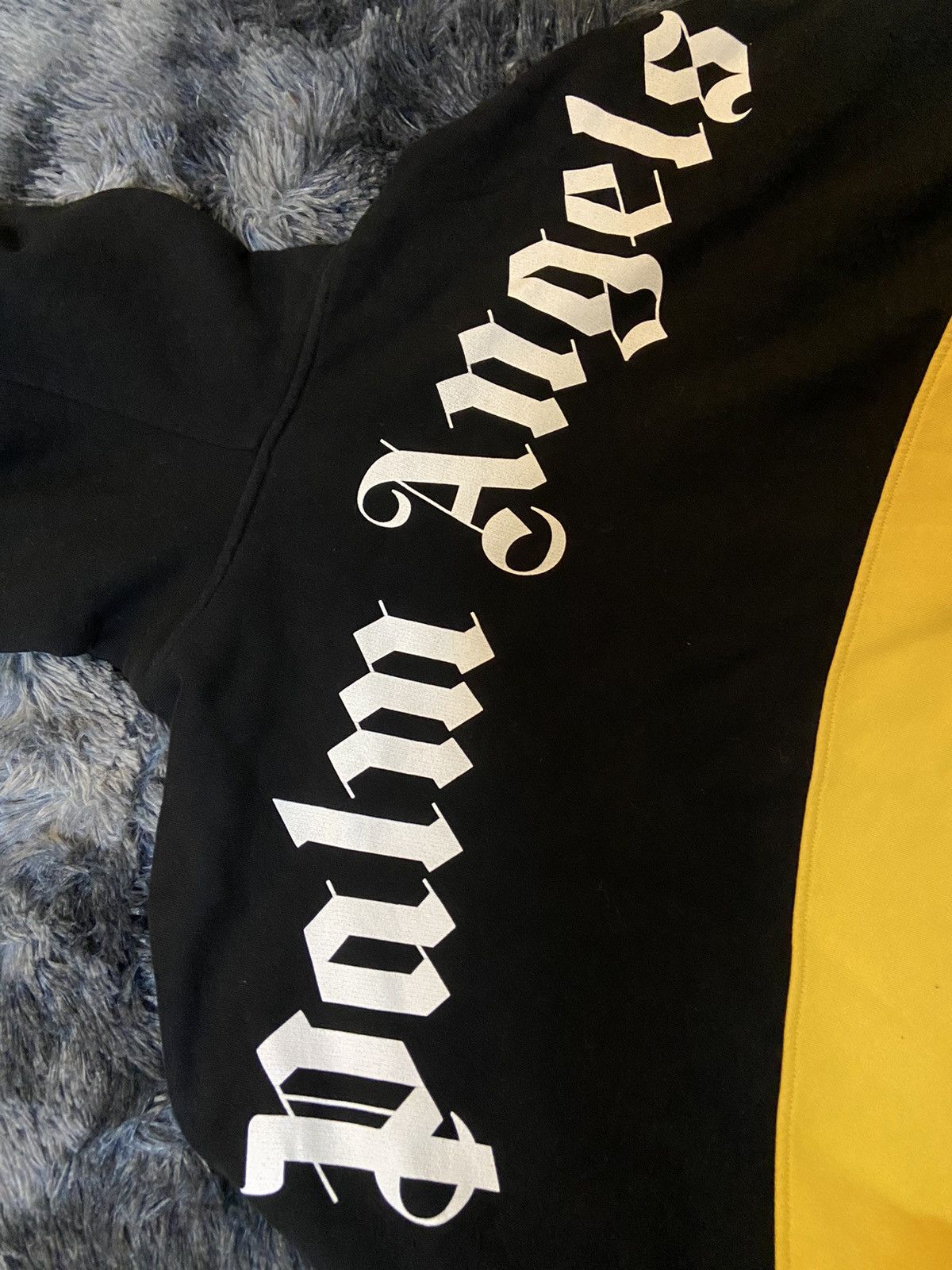 Palm Angels Palm Angels Hoodie Back Logo Quarter Zip Anorak Jacket Black Size US L / EU 52-54 / 3 - 5 Thumbnail
