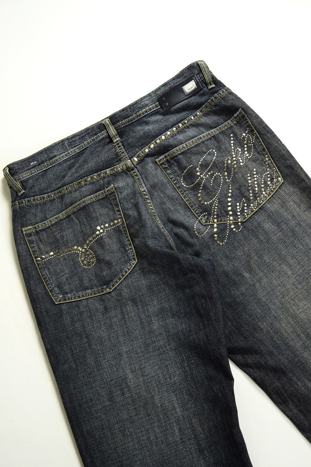 Ecko Unltd. Y2k Ecko UNLTD Baggy Fit Metal Big Logo Denim Jeans Size US 34 / EU 50 - 7 Thumbnail