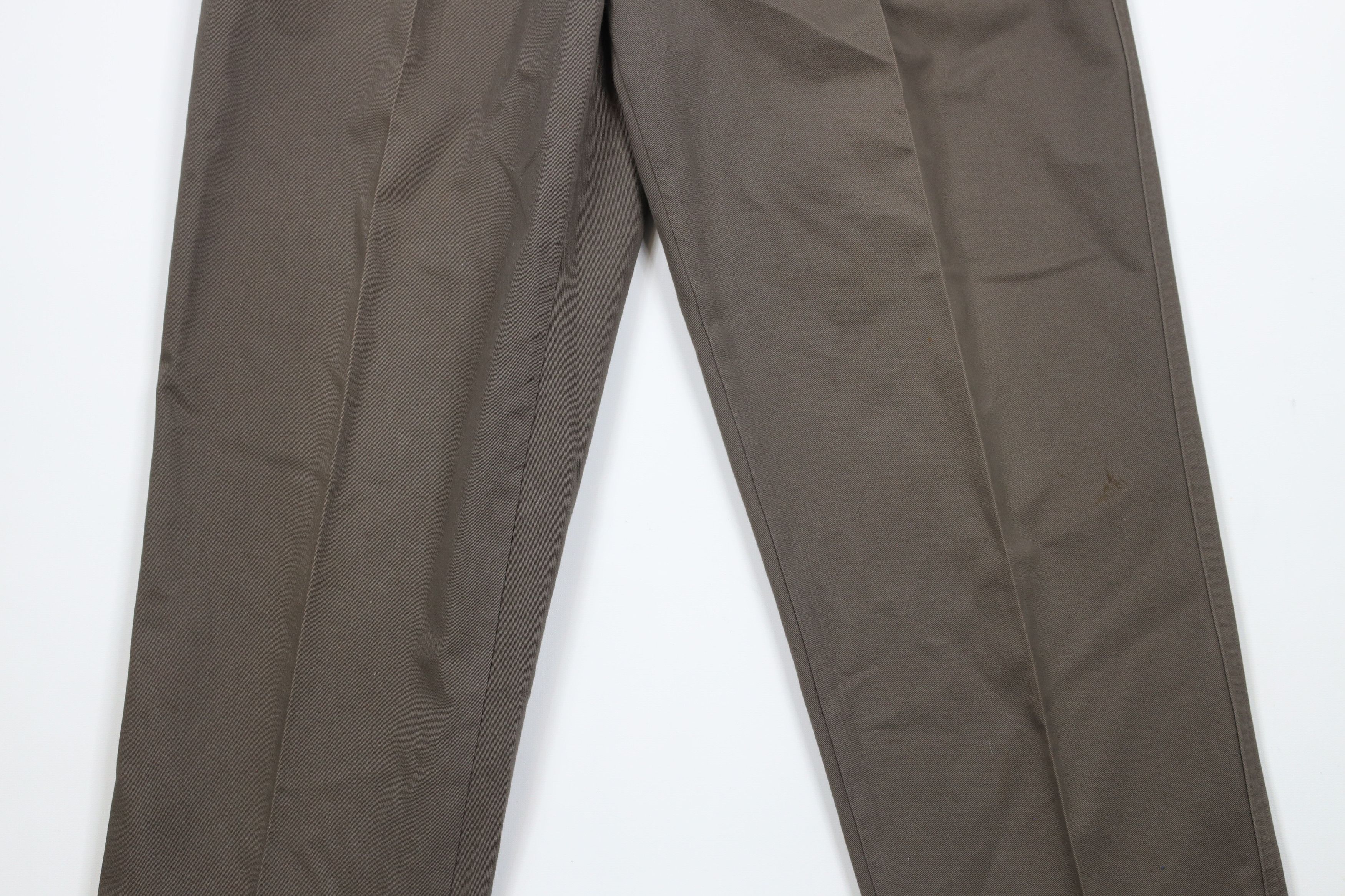 Vintage Vintage 90s Streetwear Pleated Cuffed Chino Pants Cotton Size US 34 / EU 50 - 3 Thumbnail