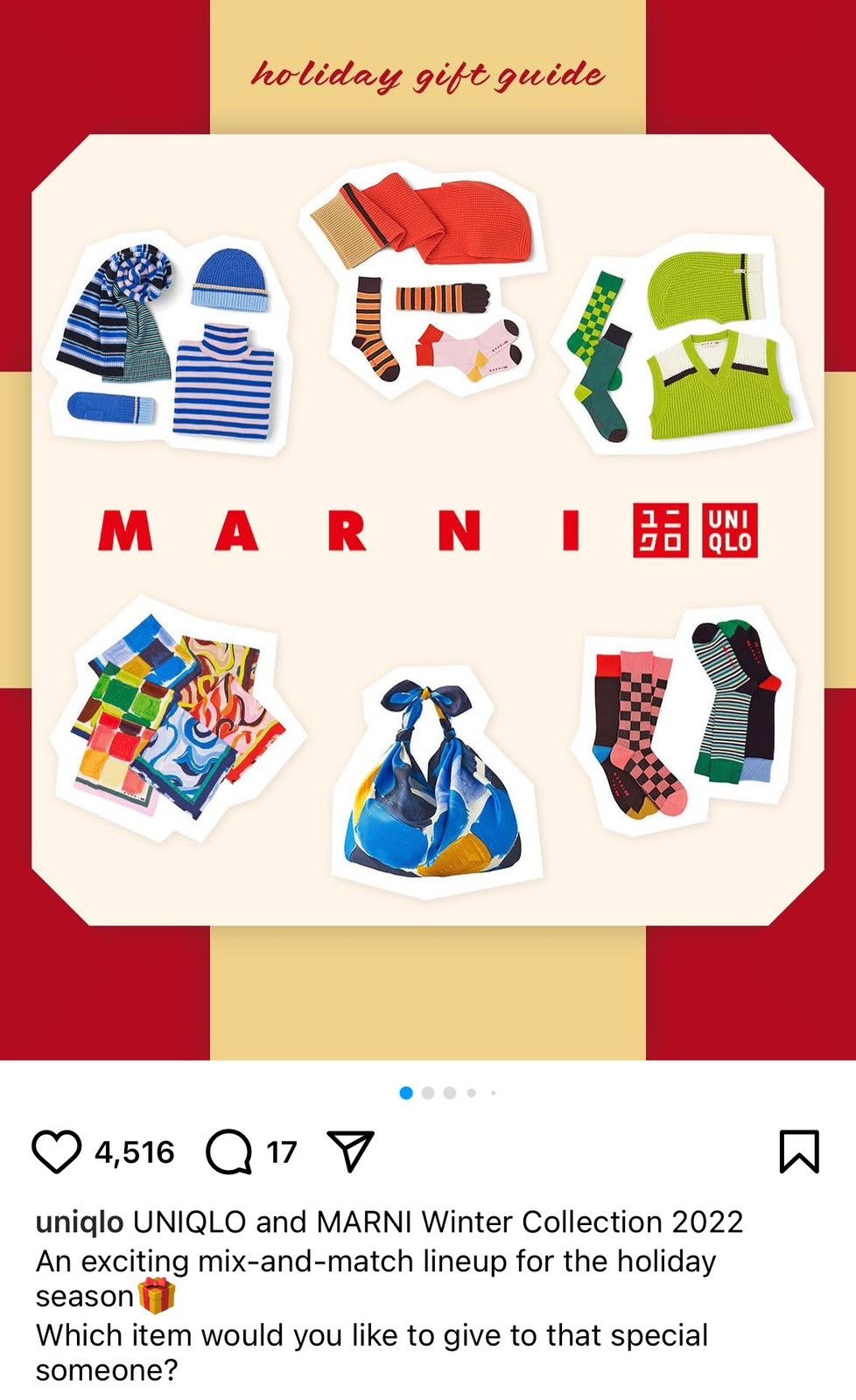 Marni AW22 Marni x Uniqlo Abstract Silk Scarf (Winter Collection) Size ONE SIZE - 10 Thumbnail