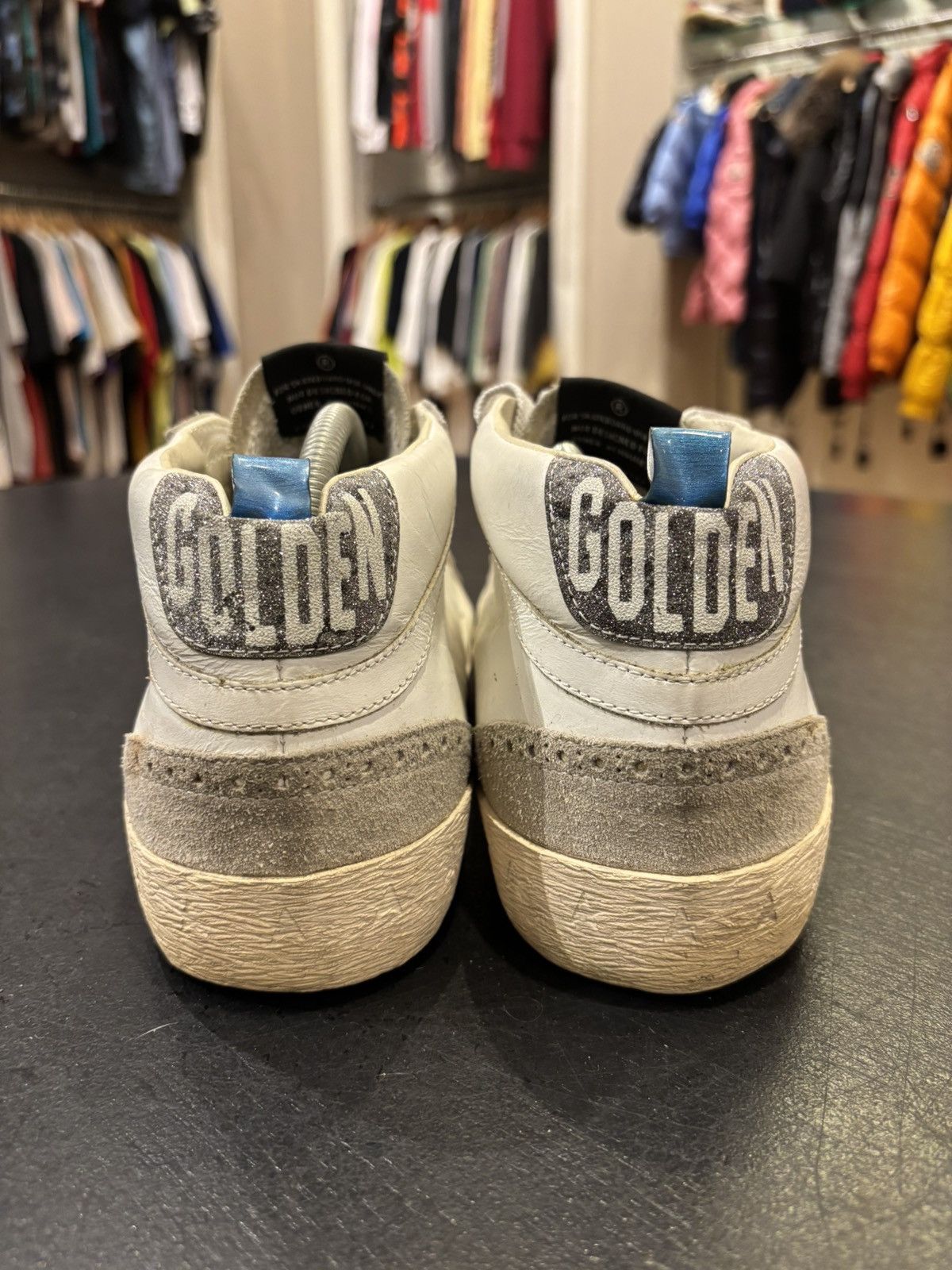 Golden Goose Golden Goose Mid Star Grey Size US 10 / EU 43 - 5 Thumbnail