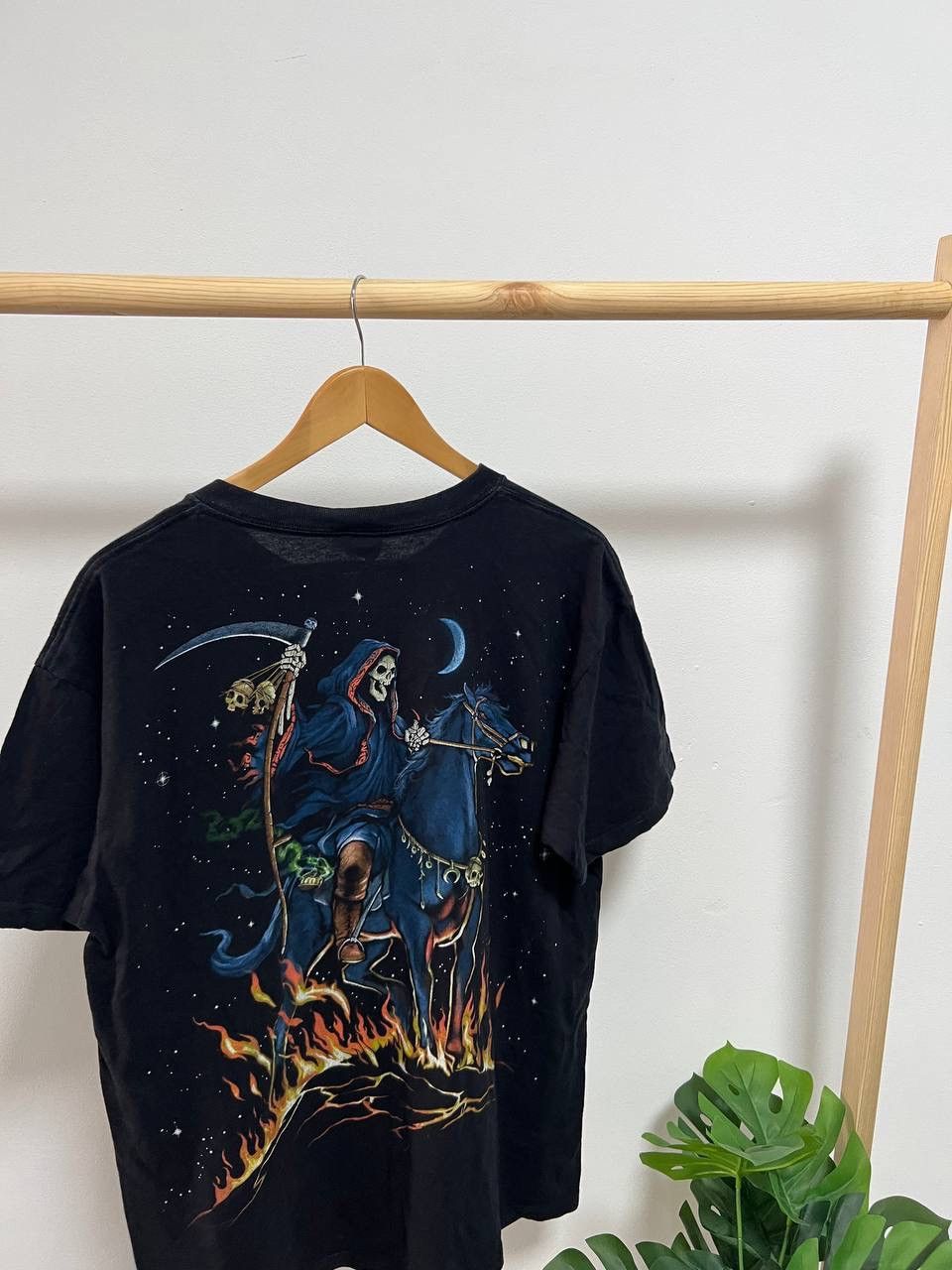 Liquid Blue × Vintage Y2K Skelton Grim Reaper Liquid Blue Tee Size US XL / EU 56 / 4 - 10 Thumbnail