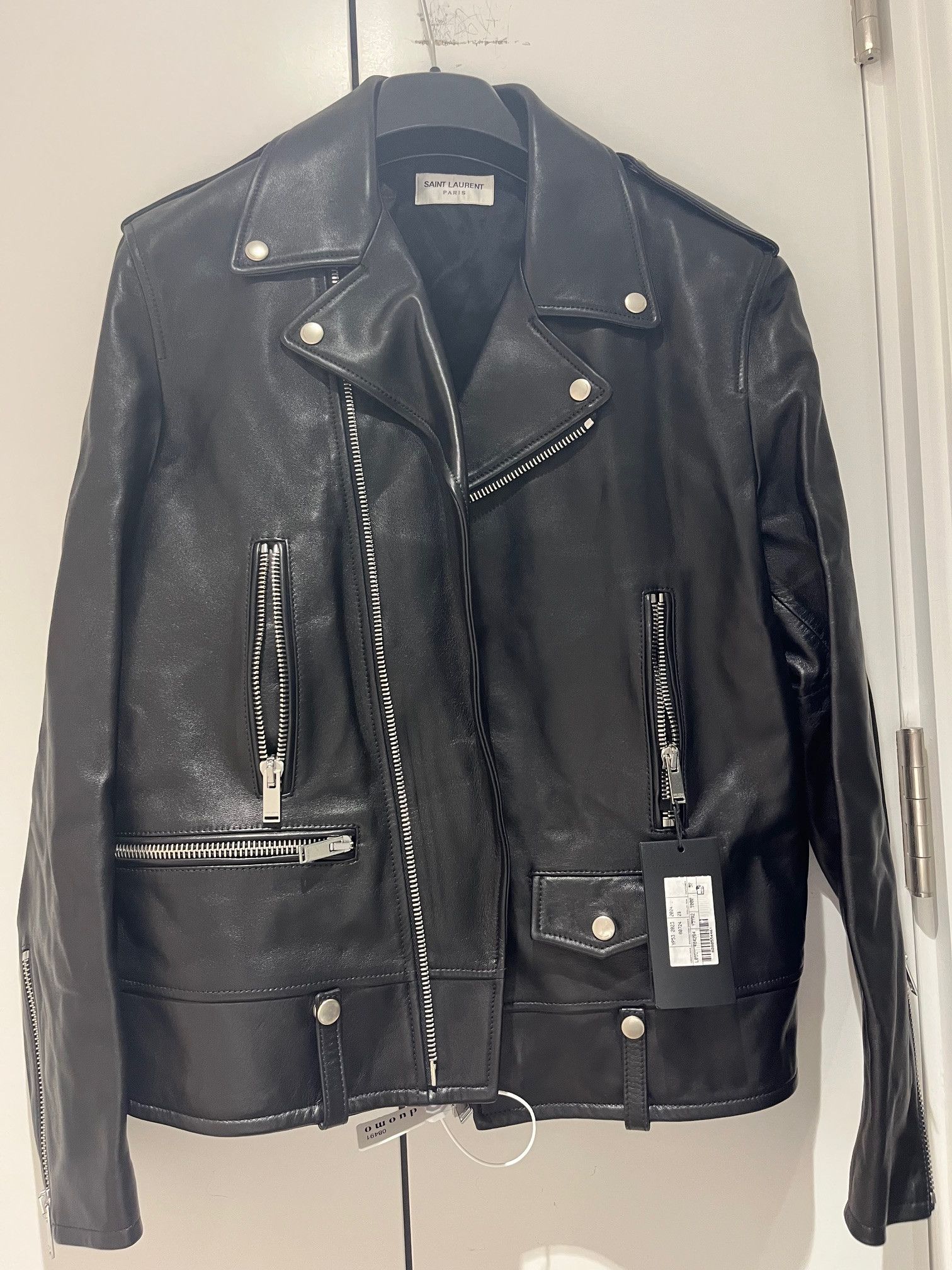 Yves Saint Laurent Yves Saint Laurent Biker Jacket Size 52 NWT MSRP 4200 Euros Size US L / EU 52-54 / 3 - 3 Thumbnail