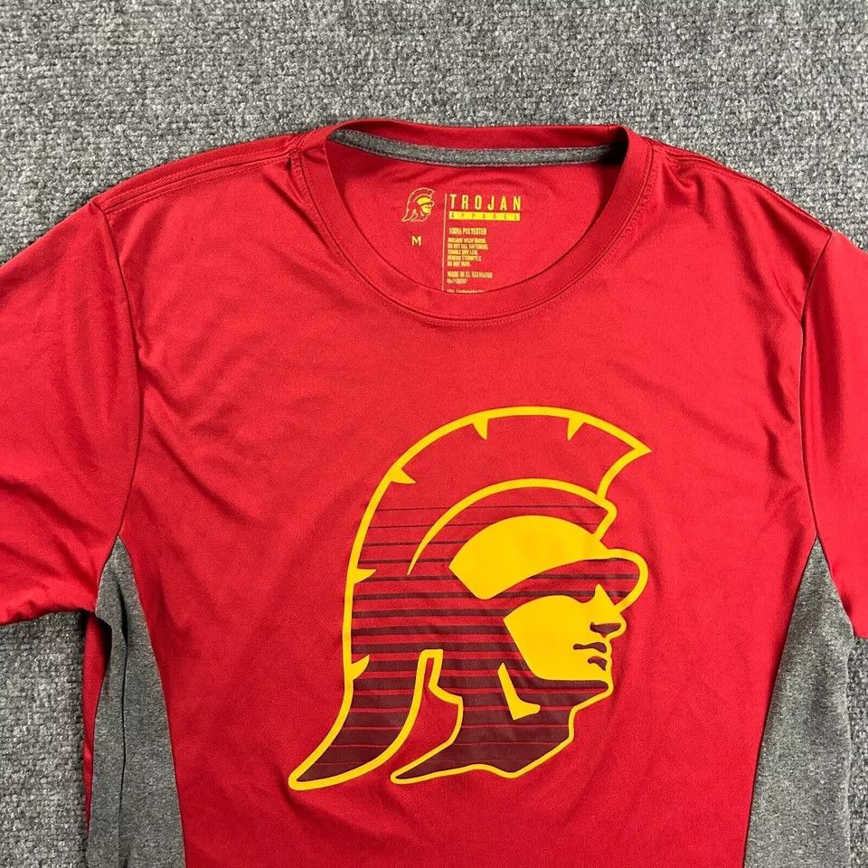Other USC Trojans Shirt Mens Medium Red Stretch Performance Size US M / EU 48-50 / 2 - 2 Thumbnail