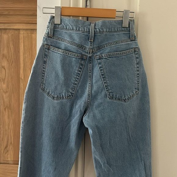 Helmut Lang 🎀 HELMUT LANG high rise slim leg jeans with raw hem 26 Size 24" / US 00 / IT 34 - 7 Thumbnail