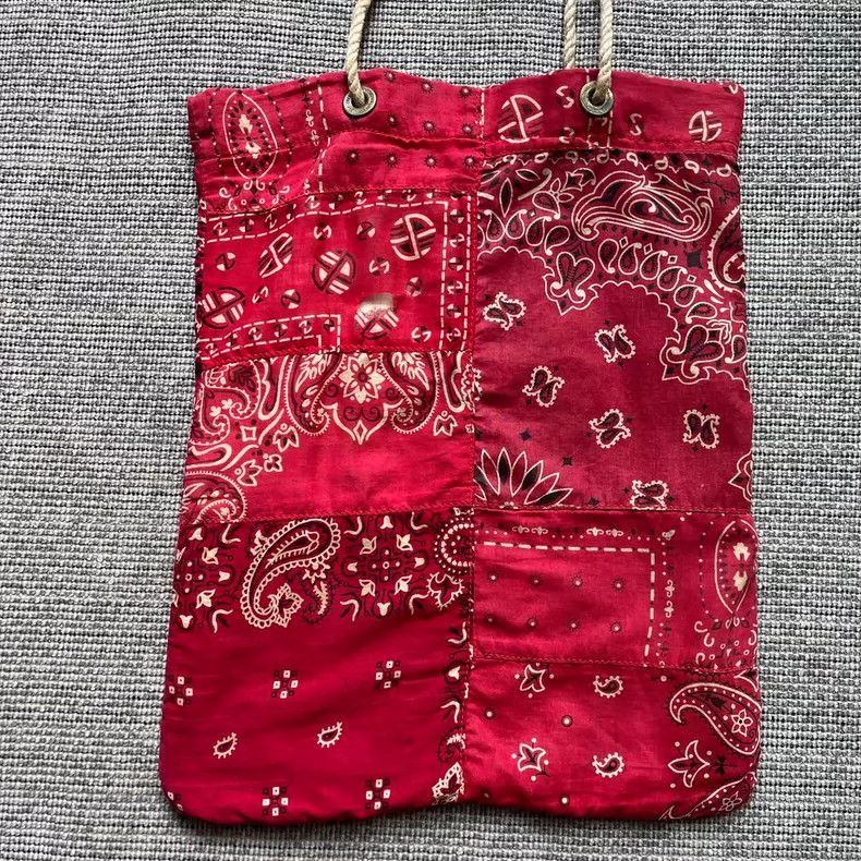 Visvim Visvim visvim ICT Bandana Tote Bag in Red-2506 Size ONE SIZE - 3 Thumbnail