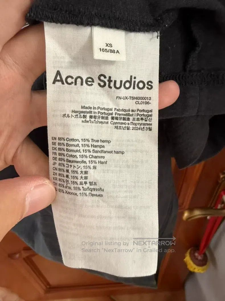 Acne Studios Acne Studios 1996 Series Black Short Sleeve Size XS / US 0-2 / IT 36-38 - 4 Thumbnail