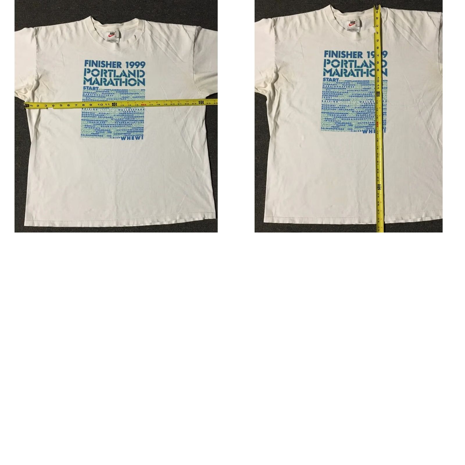 Vintage VINTAGE Nike Portland Finisher Faded Marathon Shirt XL White Nike Running T-Shirt Mens 90s Grunge Track & Field Boxing Sports Retro Size US XL / EU 56 / 4 - 10 Thumbnail