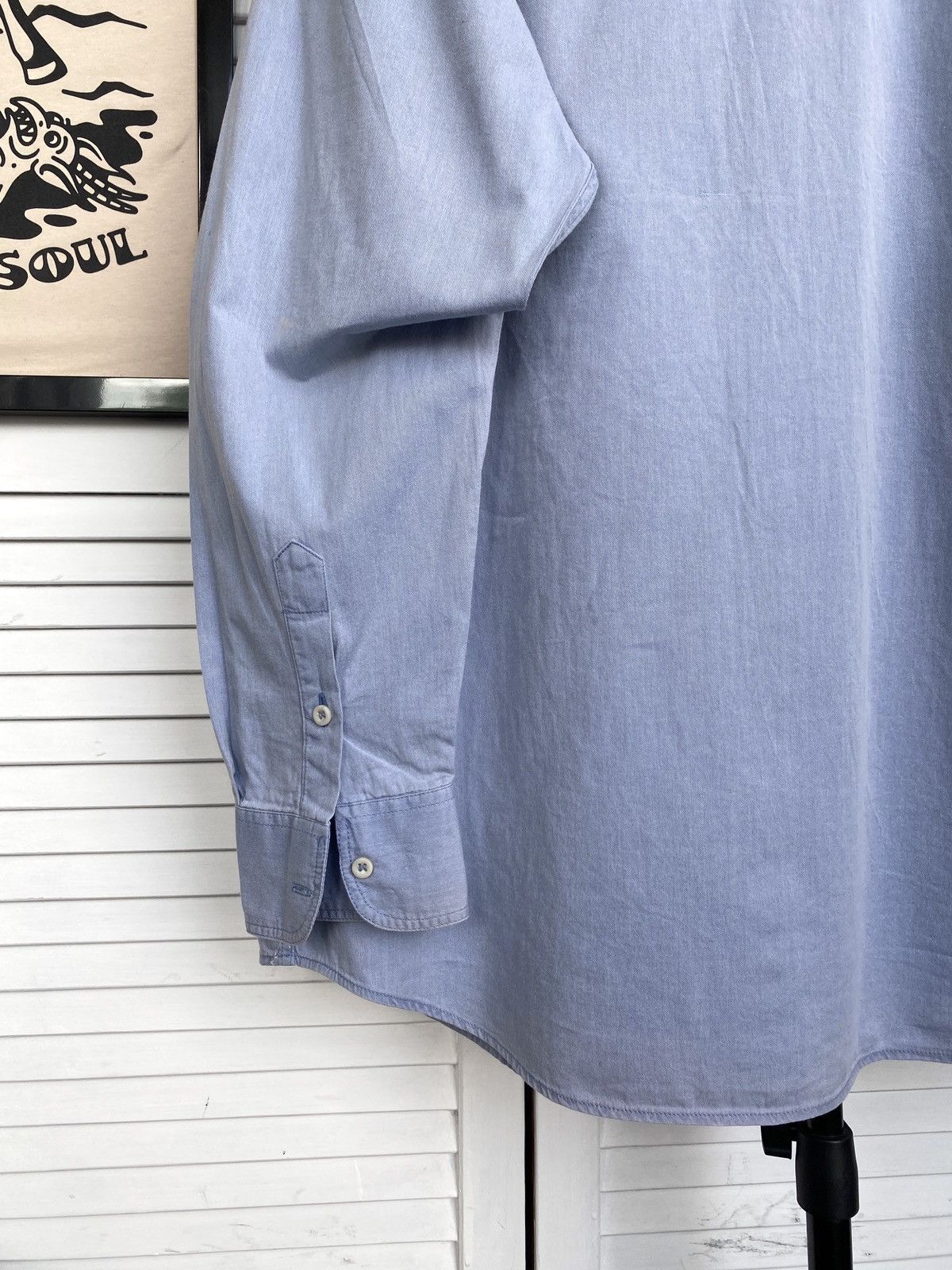 Designer × Giorgio Armani × Vintage Vintage Armani Jeans Italy Button Up Shirt Archive Size US L / EU 52-54 / 3 - 11 Thumbnail