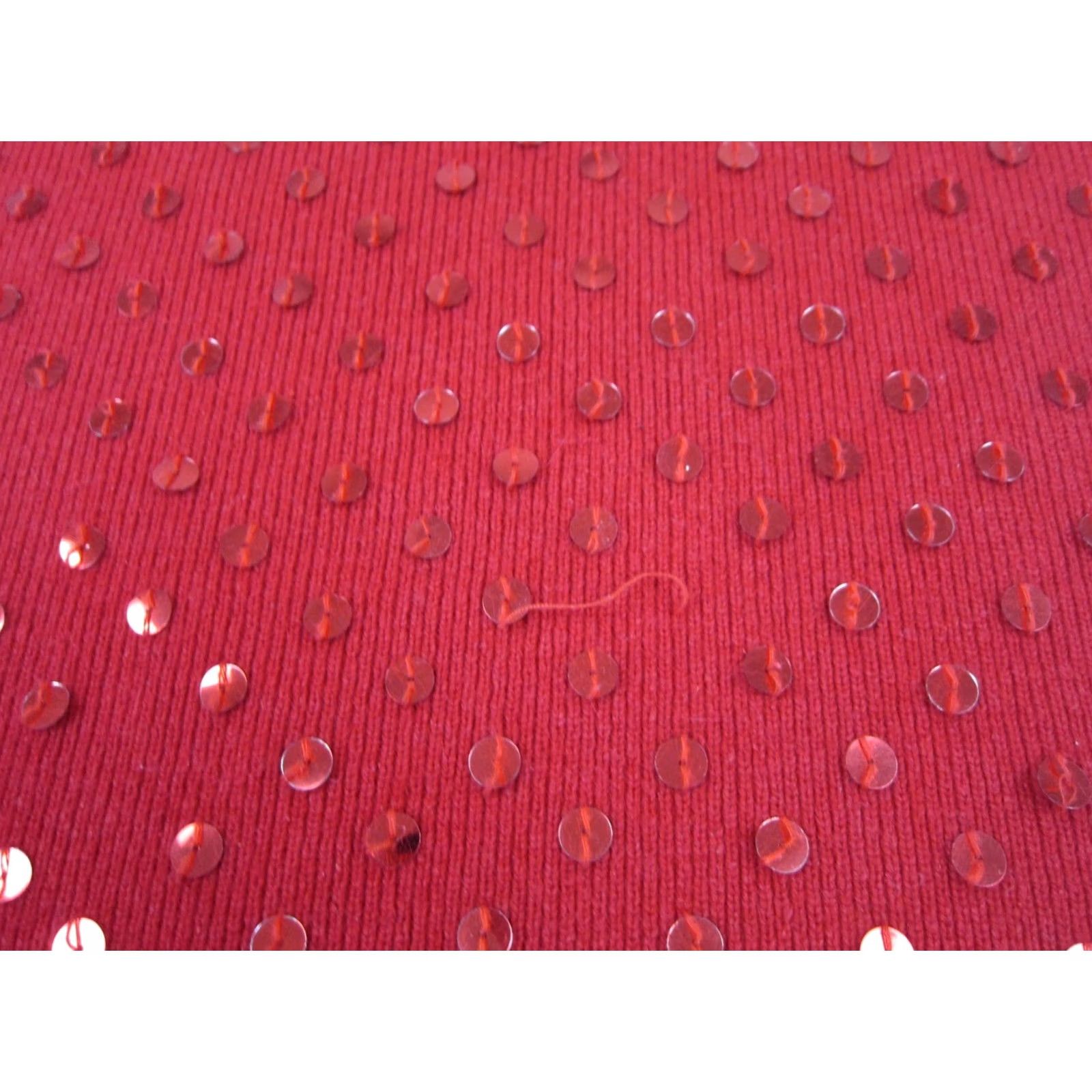 Vintage VINTAGE Jaclyn Smith Sweater Womens XL Red Sequin Silk Angora 90s Size XL / US 12-14 / IT 48-50 - 3 Thumbnail