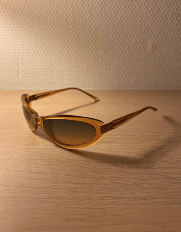 Chanel Sunglasses Rhinestone CC 4017 Rimless Vintage