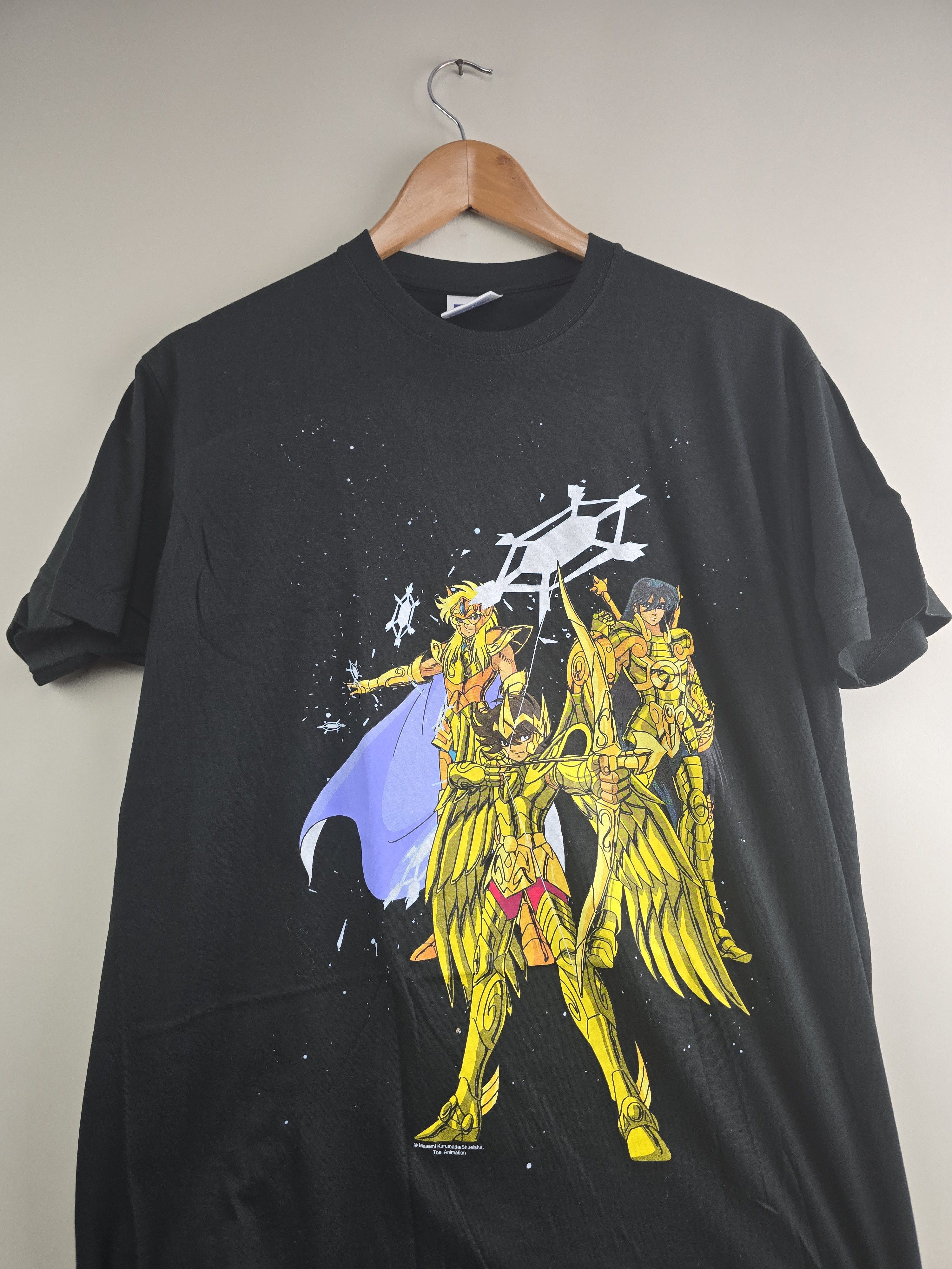 Anime × Vintage Early 2000s Saint Seiya Anime Tee M 20.5" 28" Size US M / EU 48-50 / 2 - 2 Thumbnail