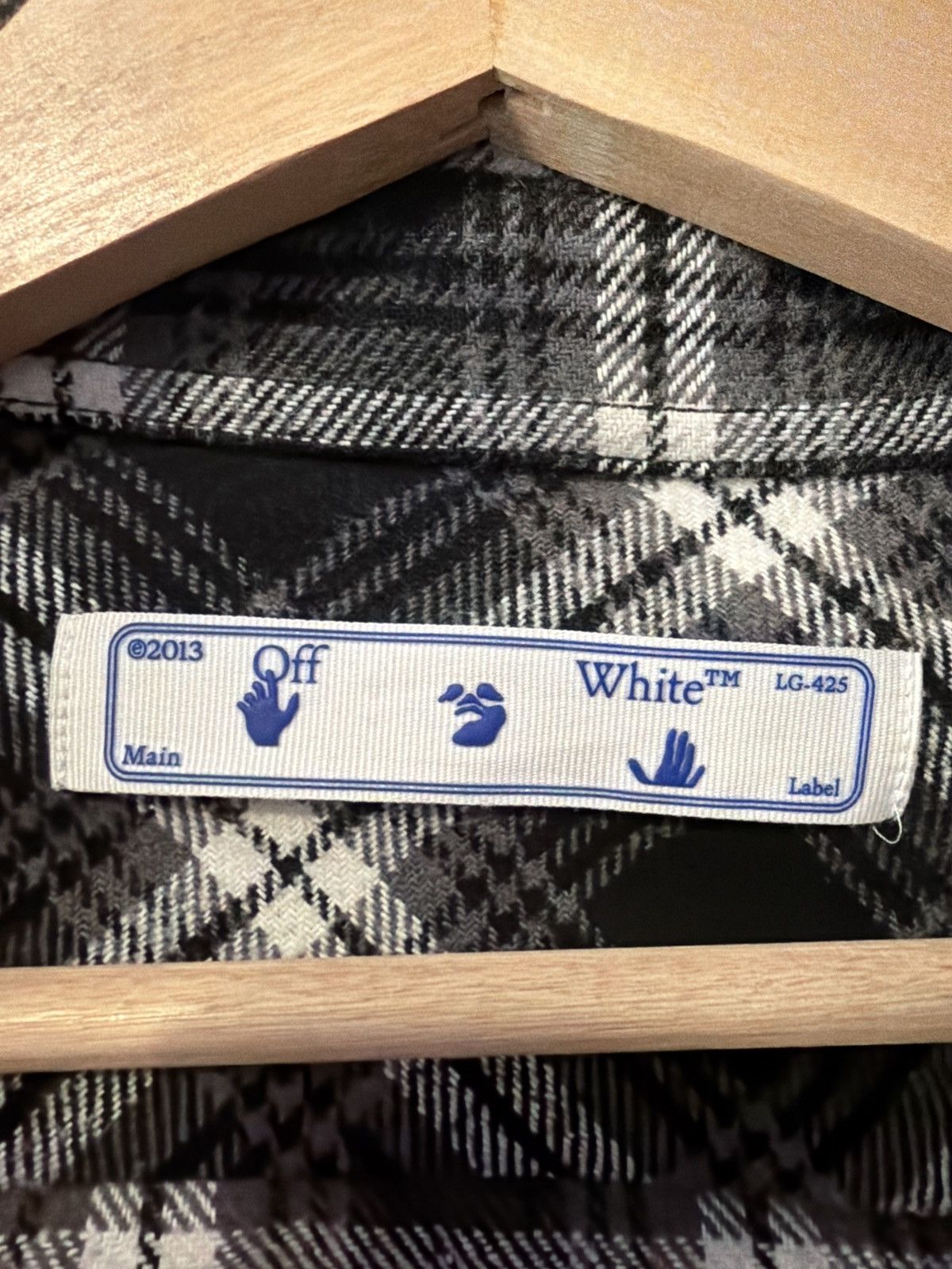 Off-White OFF-WHITE Stencil Flannel Check Shirt Size US S / EU 44-46 / 1 - 9 Thumbnail