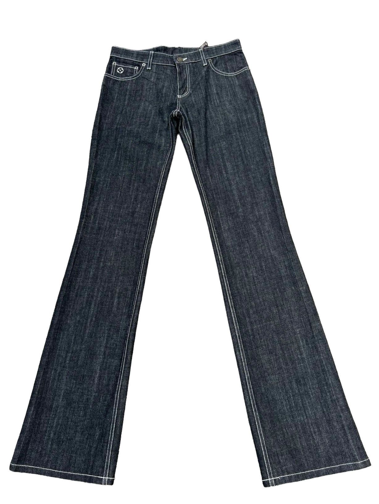 Louis Vuitton NWT LV Denim Flare Jeans Size 26" / US 2 / IT 38 - 20 Thumbnail