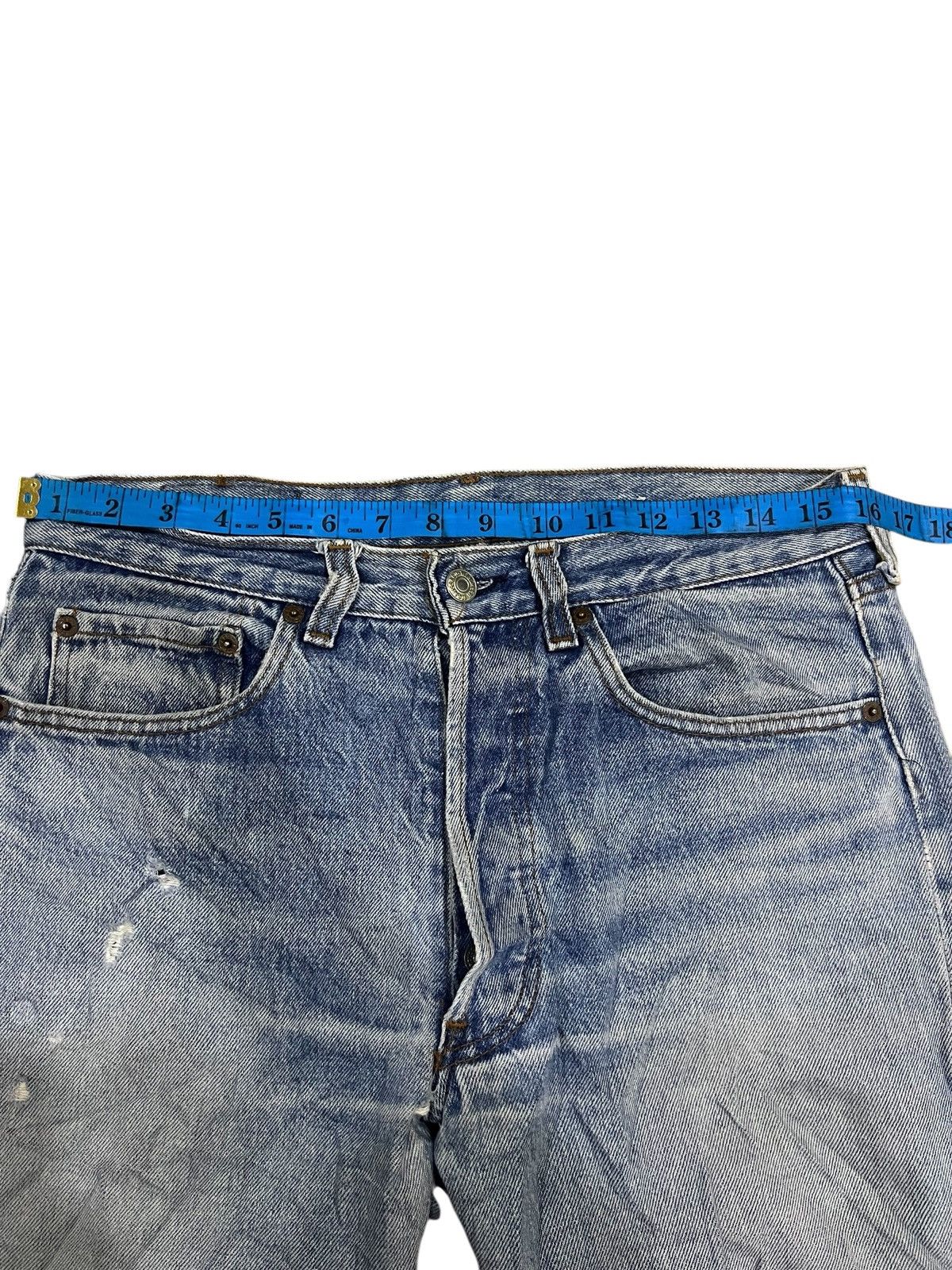 Levi's Vintage Clothing Vintage levis 501 denim rendem usa Size US 32 / EU 48 - 19 Thumbnail